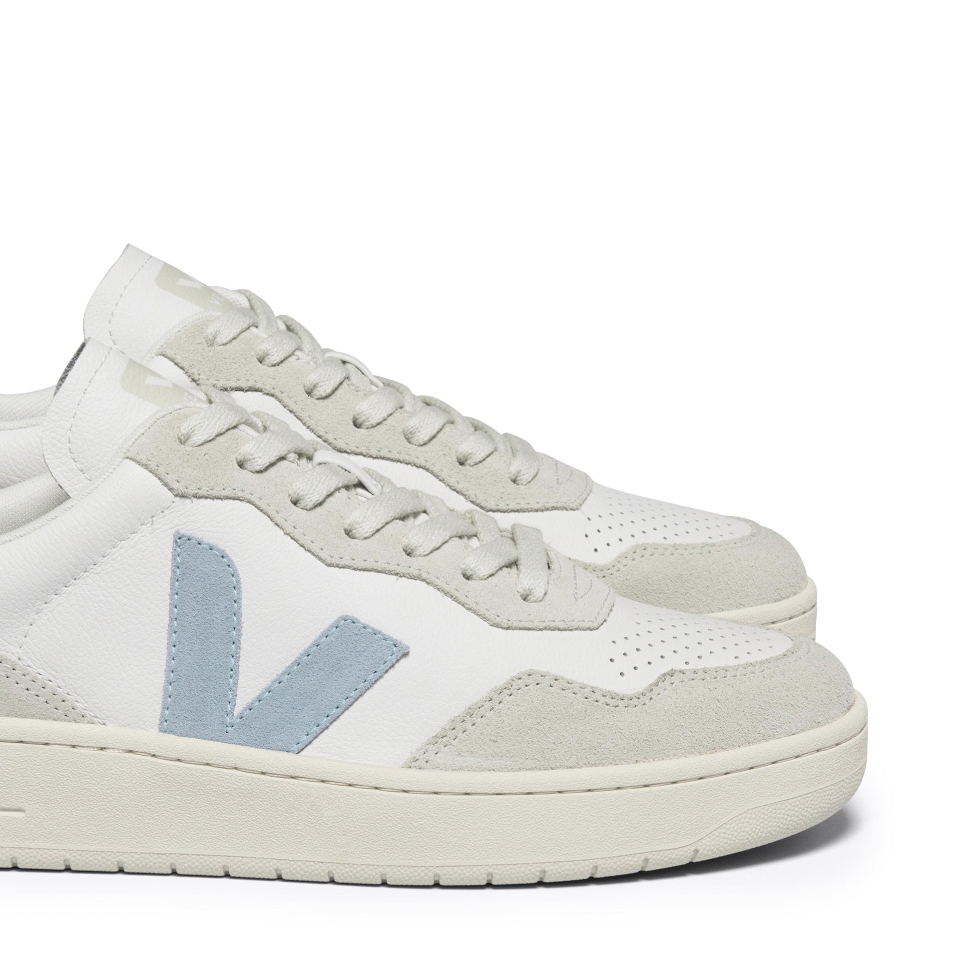 Deportiva blanco/steel con cordón V90 de Veja - V90-472-6.jpg