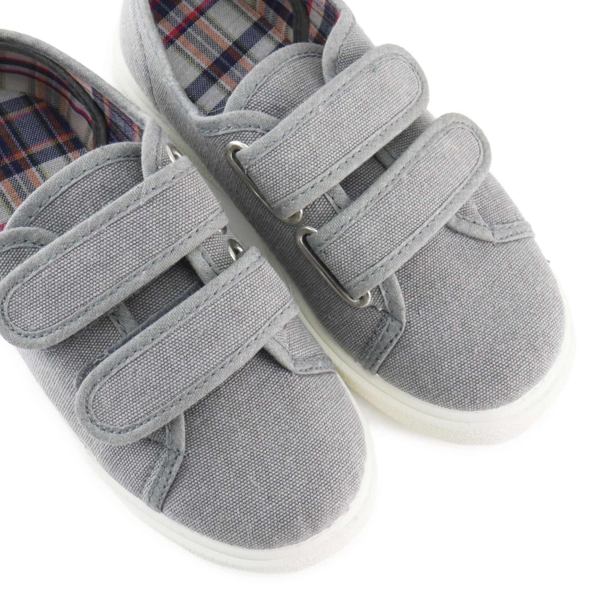 Zapatilla casual gris con velcro 445 de Vulladi - 445-16-6.jpg