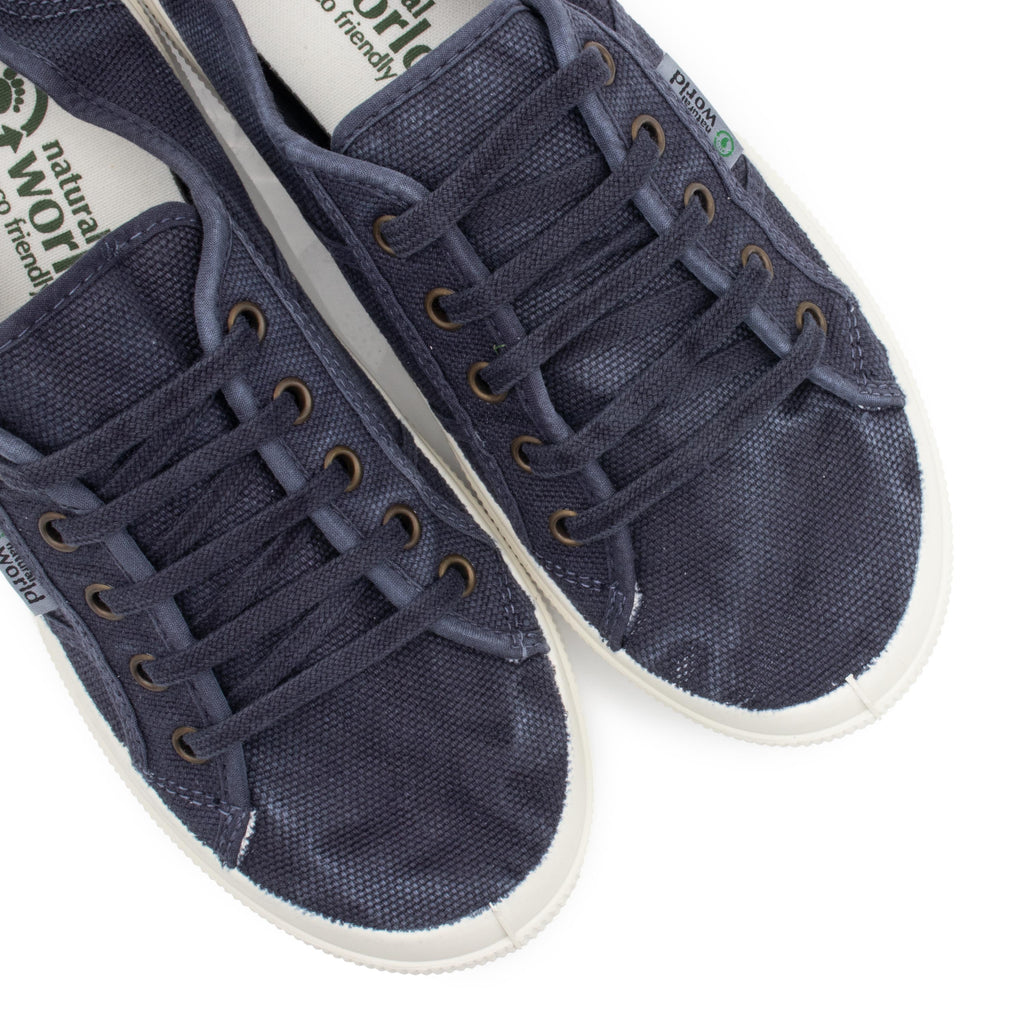 Zapatilla azul lavado con cordón 901 Natural World - 901-130-6.jpg