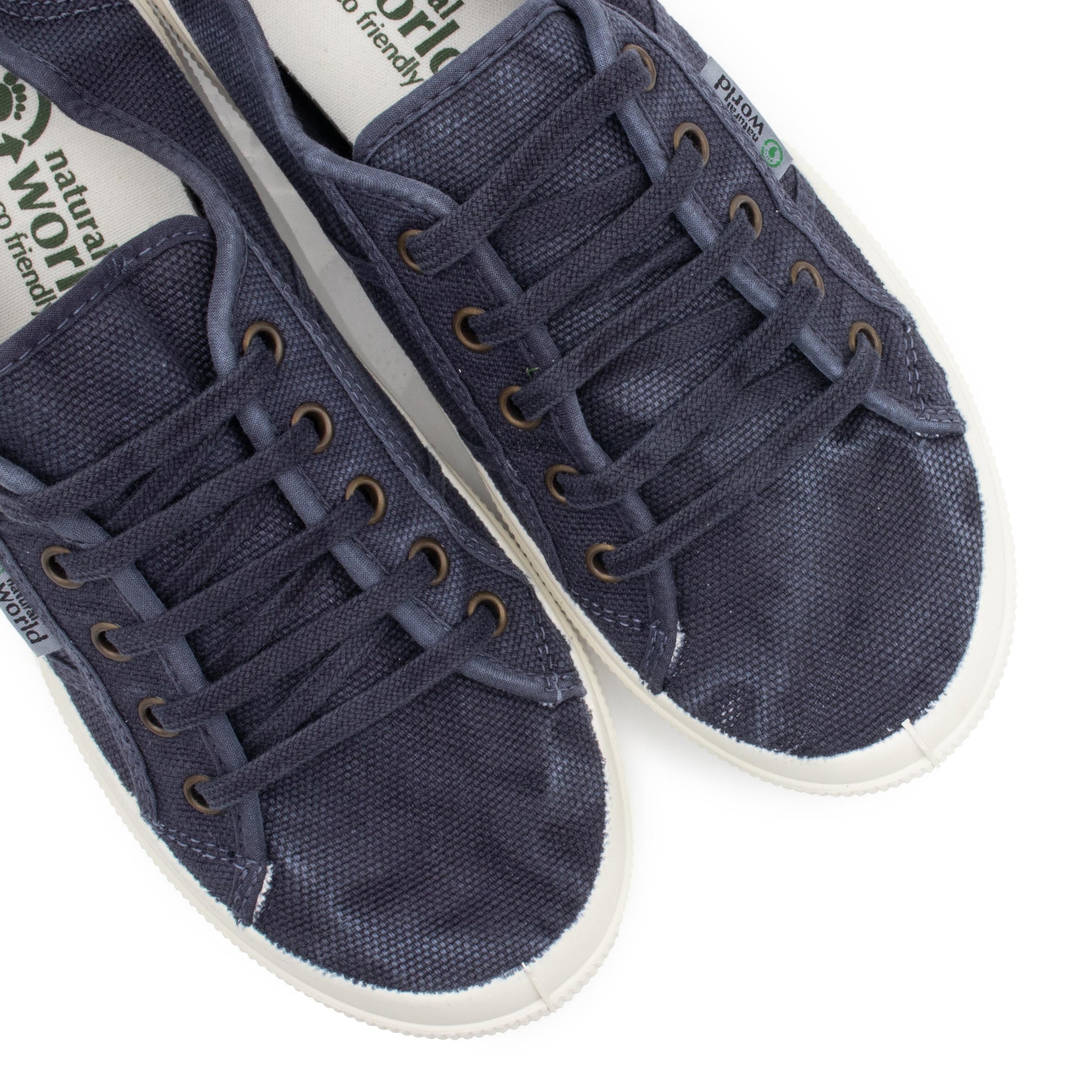 Zapatilla azul lavado con cordón 901 Natural World - 901-130-6.jpg
