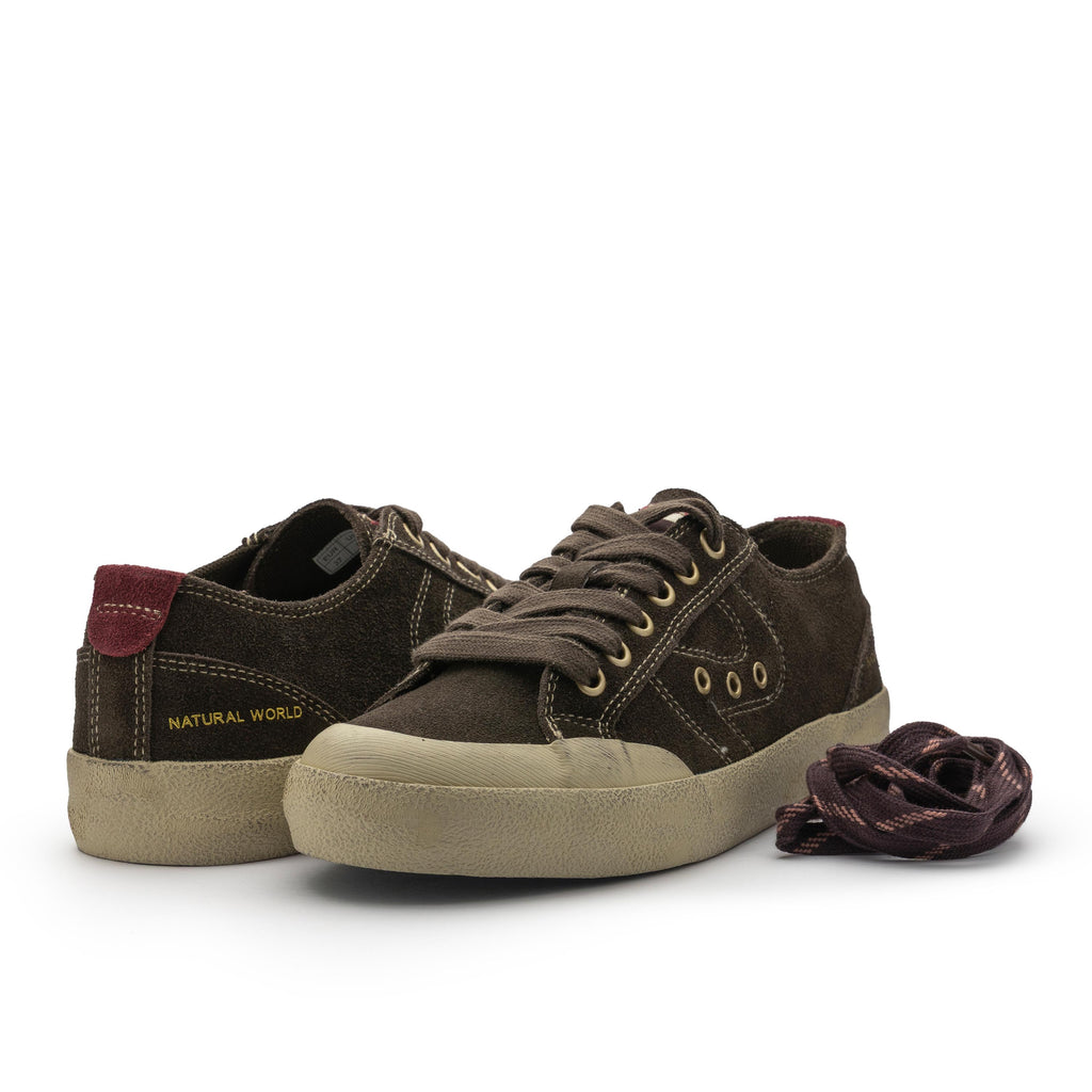 Zapatilla serraje marrón 9040 Natural World