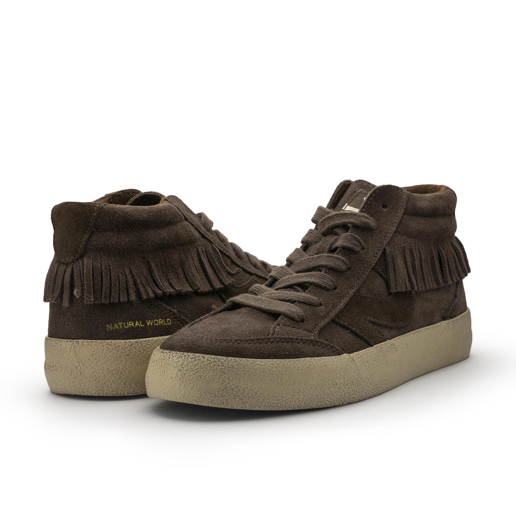 Bota serraje marrón con cordón 9041 de Natural World