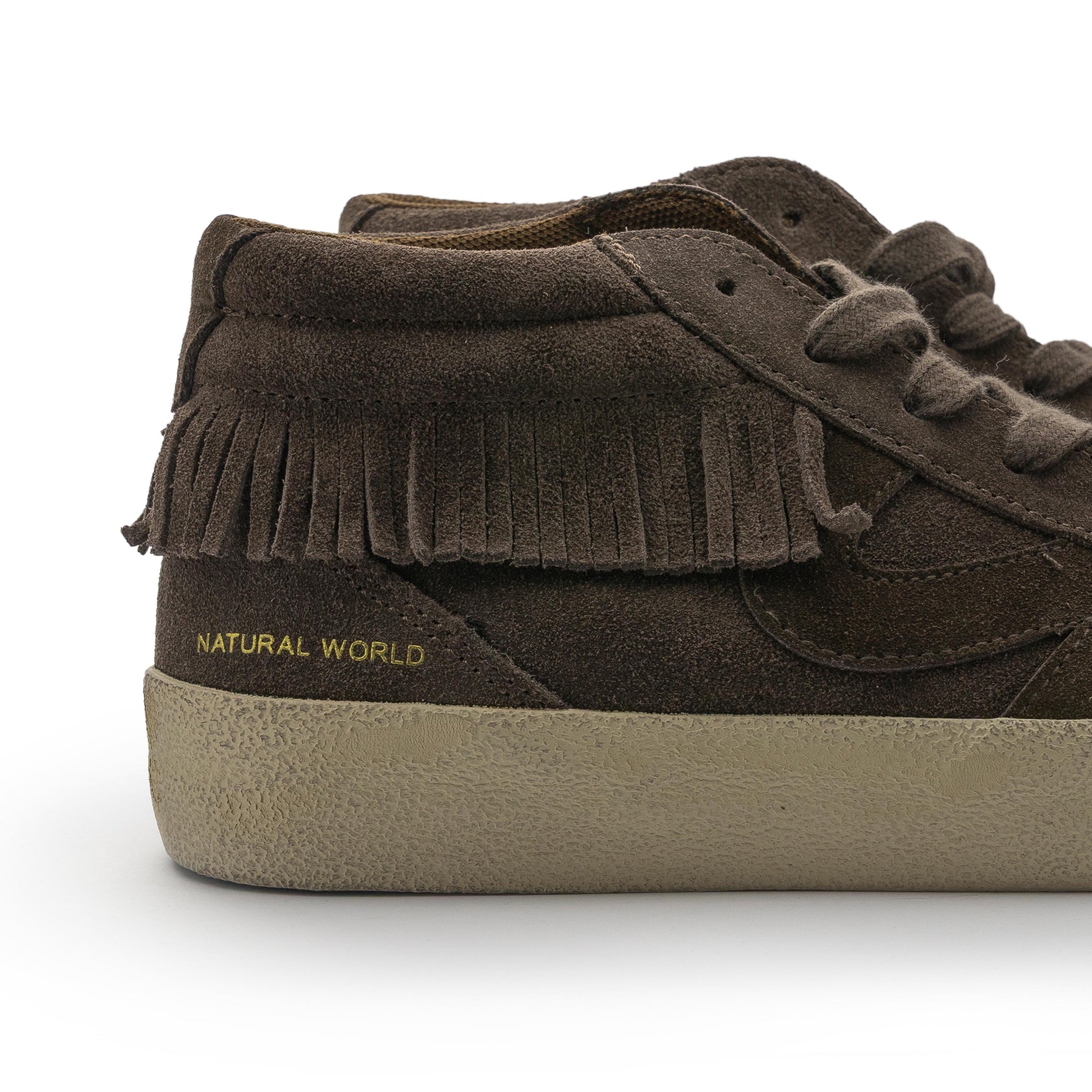 Bota serraje marrón con cordón 9041 de Natural World