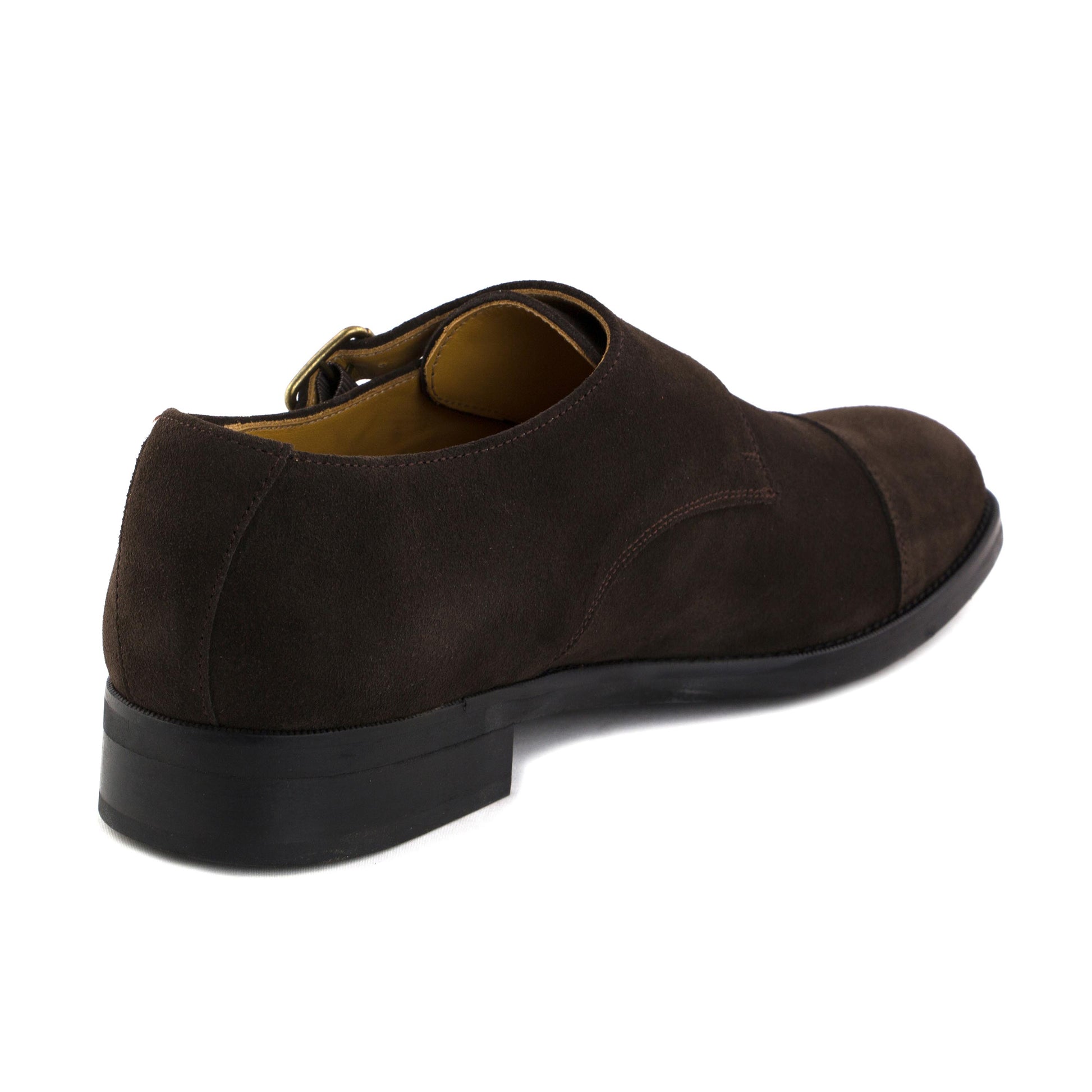 Blucher liso elegante ante marrón con hebilla 912082 Jeromín - 912082-26-3.jpg