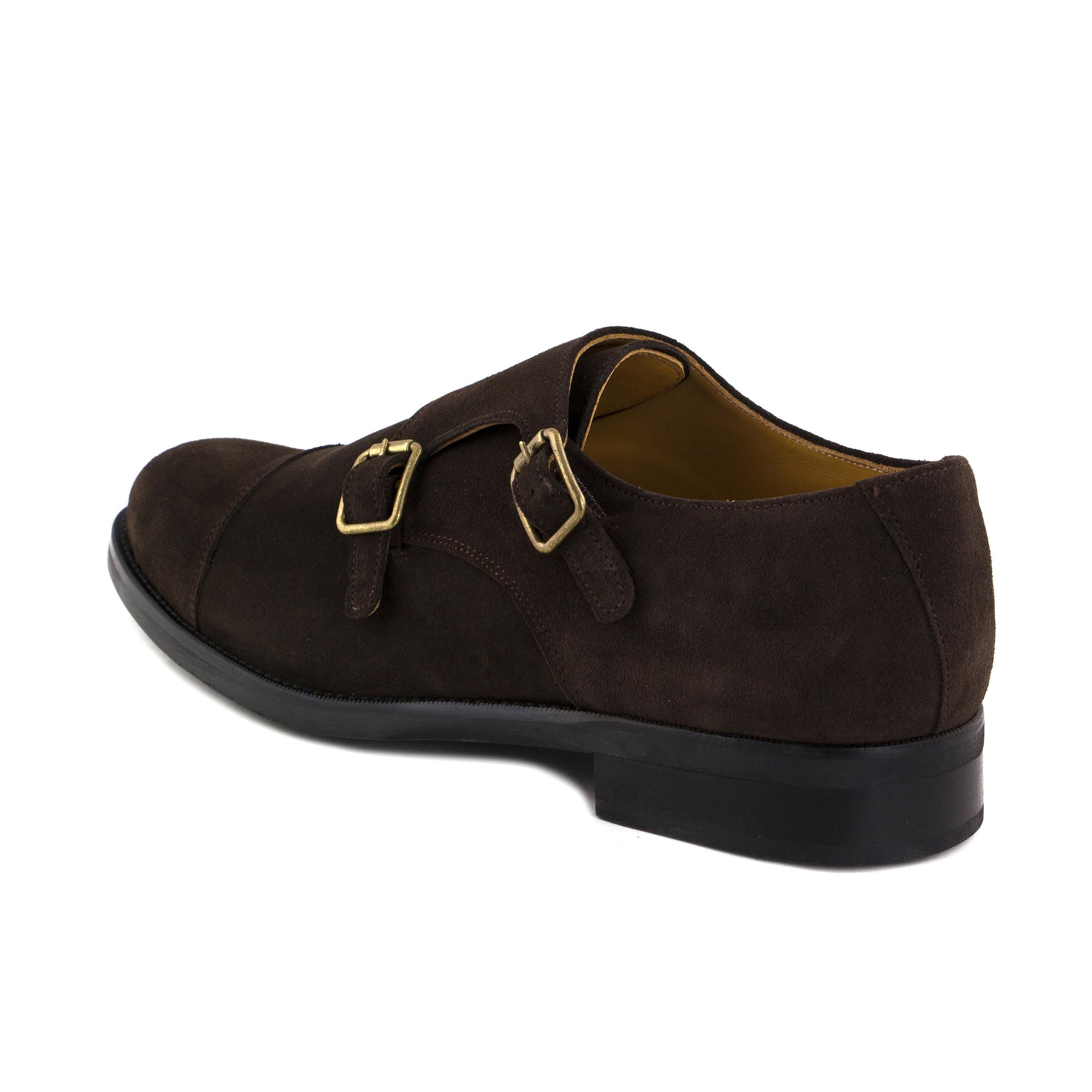 Blucher liso elegante ante marrón con hebilla 912082 Jeromín - 912082-26-4.jpg