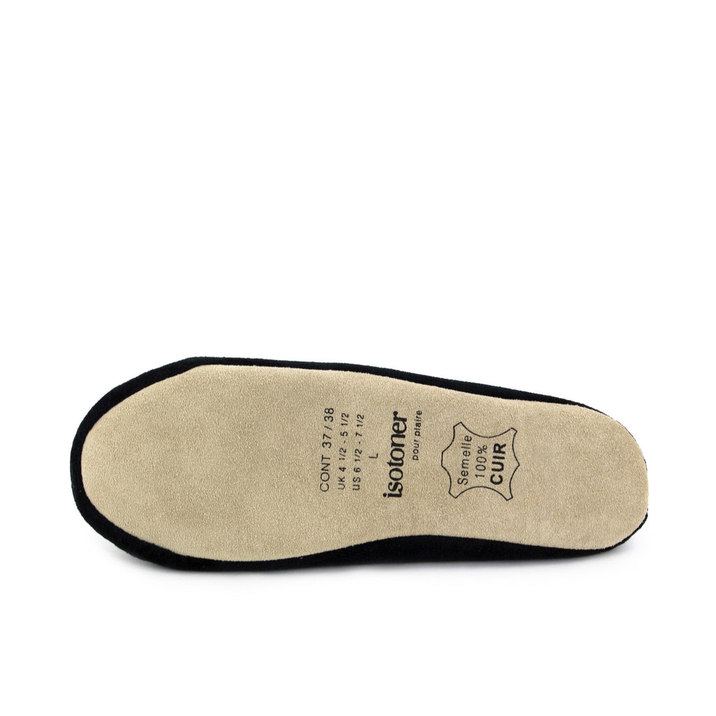 Zapatilla para casa cerrada negro 99083 de Isotoner - 99083-20-5.jpg