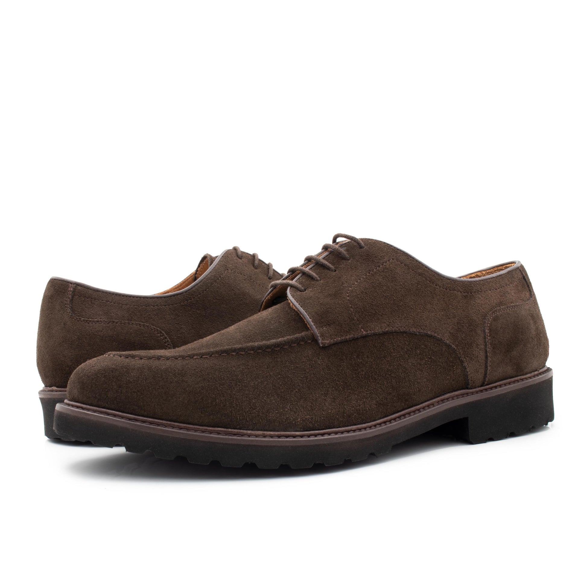 Blucher liso elegante ante marrón con cordón 91E961 Jeromín - 91E961-26-2.jpg