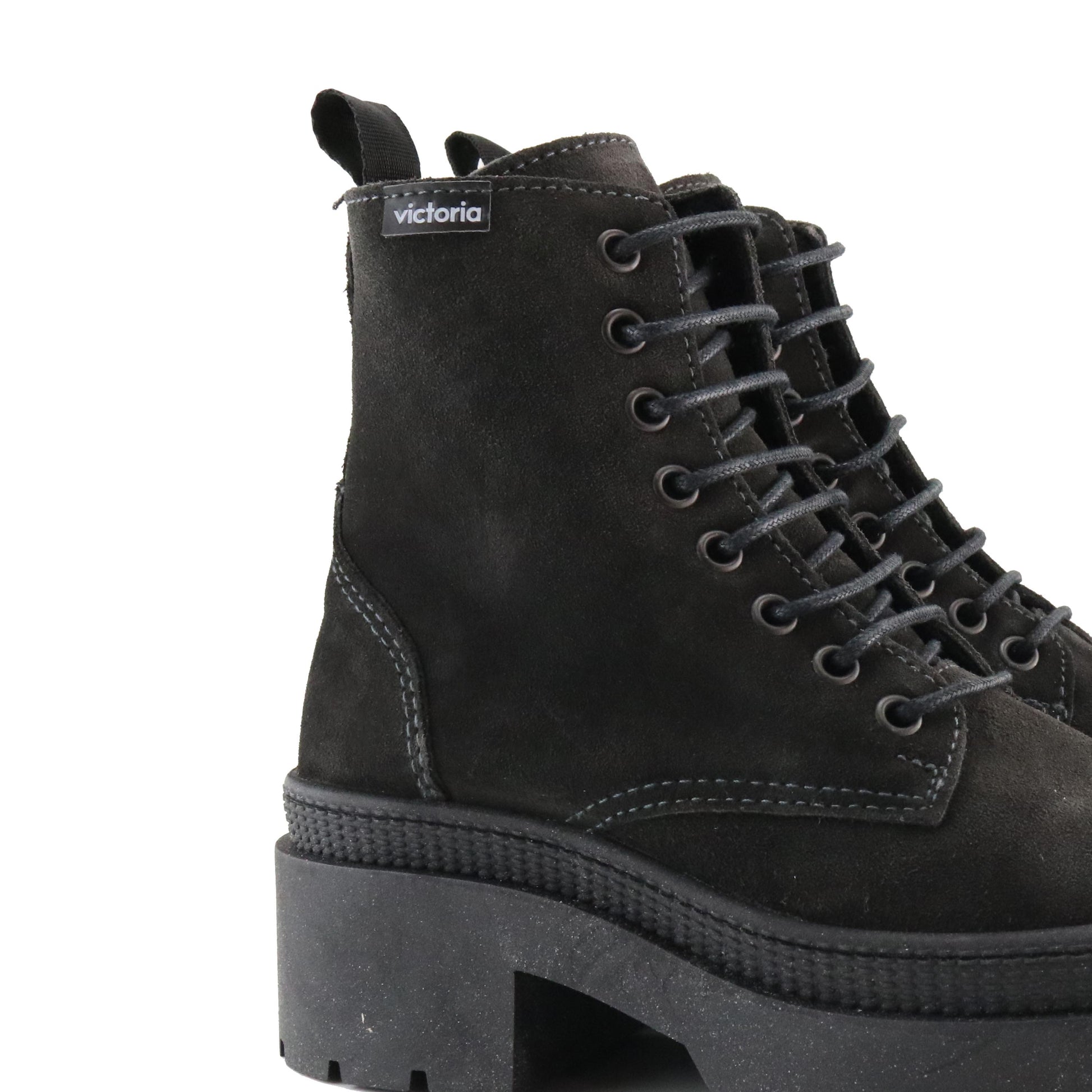 Bota con tacón antracita con cordón 1110103 de Victoria - 1110103-160-5.jpg