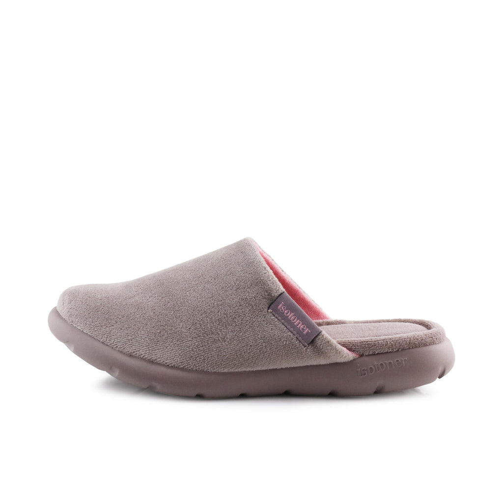 Zapatilla para casa destalonada taupe 93812 de Isotoner - 93812-115-1.jpg