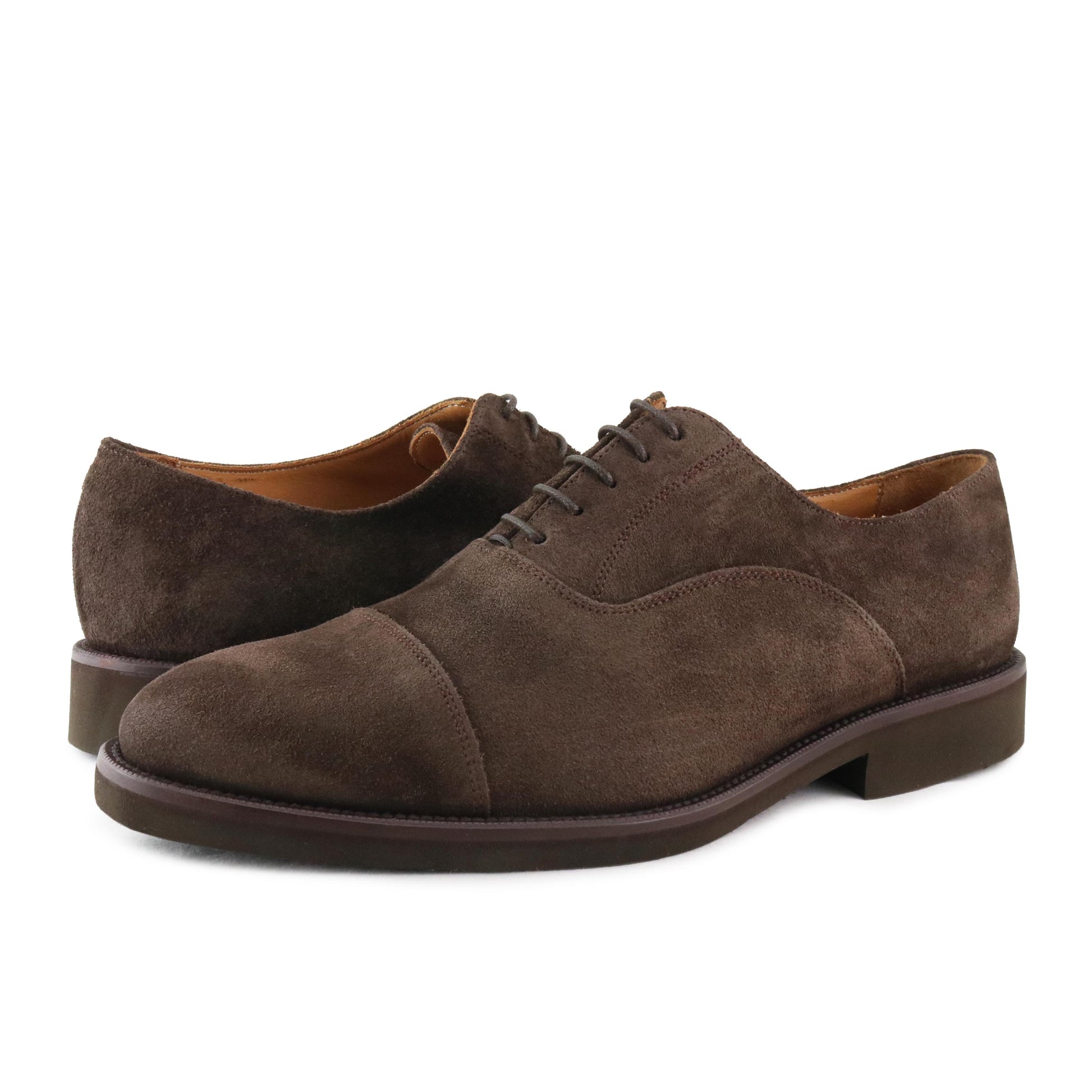 Blucher liso elegante ante marrón con cordón 945522 Jeromín - 945522-26-2.jpg