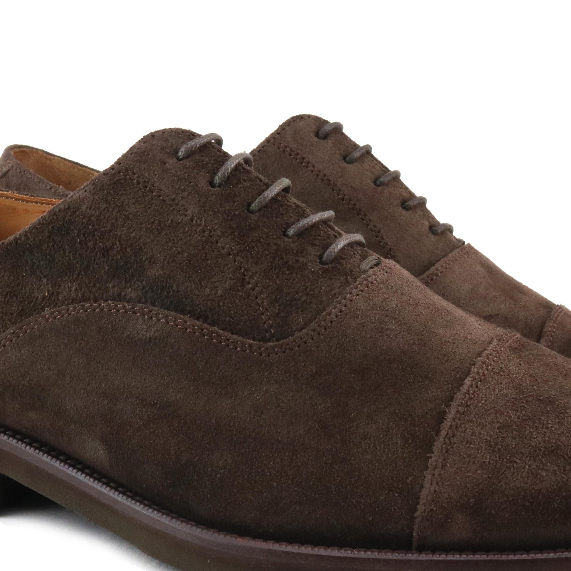 Blucher liso elegante ante marrón con cordón 945522 Jeromín - 945522-26-5.jpg