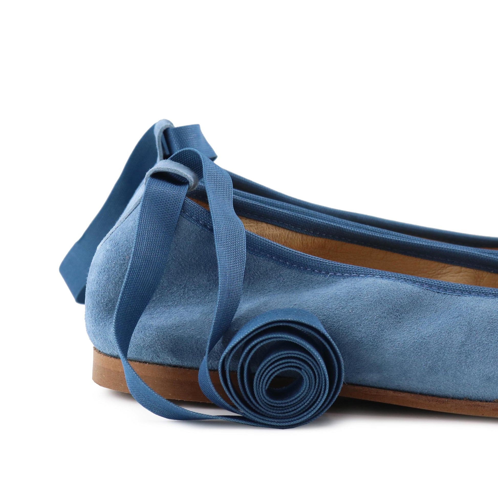 Bailarina ante jeans con cintas 952 de Jeromín - 952-410-5.jpg