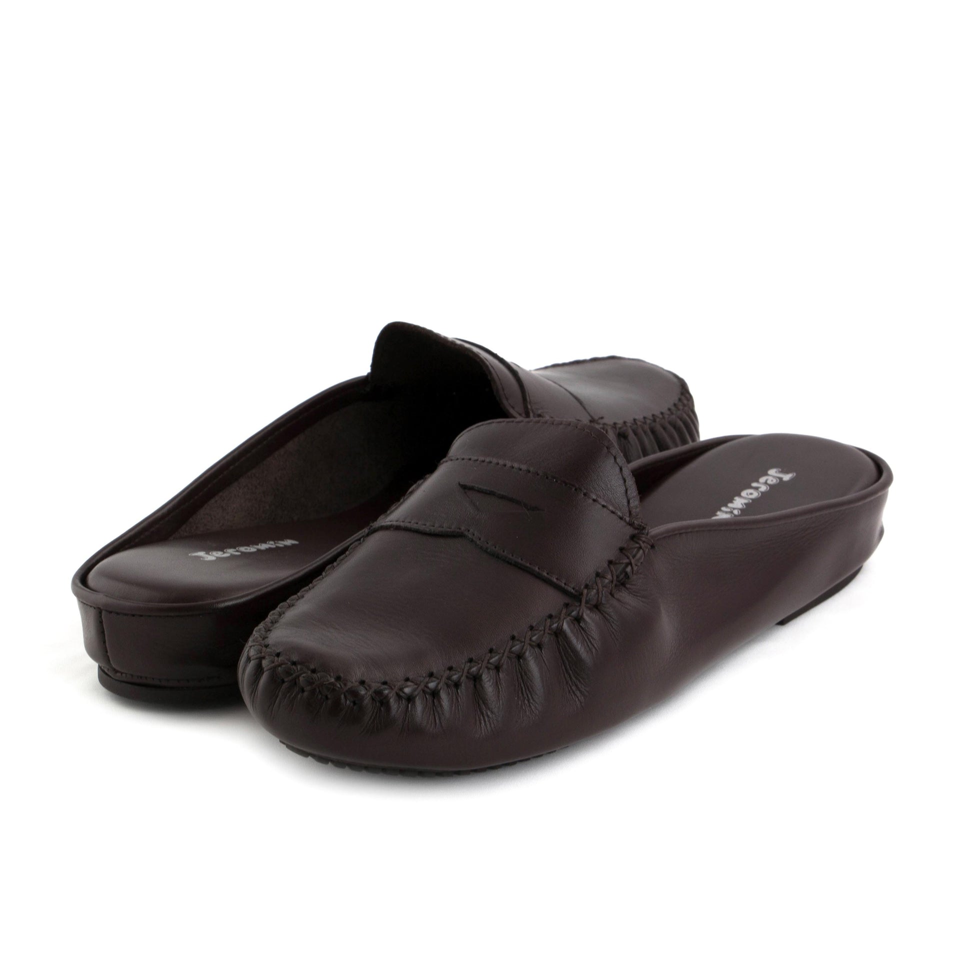 Zapatilla para casa destalonada marrón 9603 de Homers - 9603-12-2.jpg