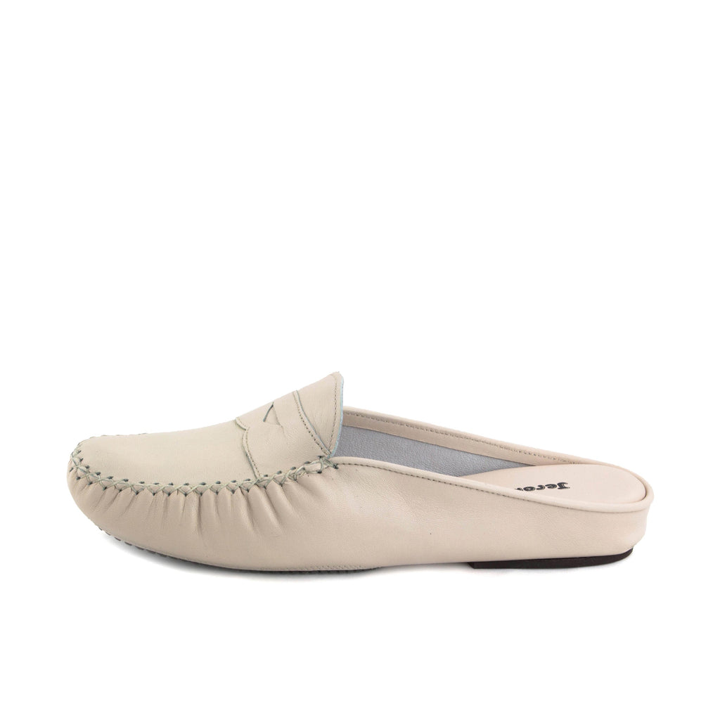 Zapatilla para casa destalonada beige 9603 de Homers - 9603-9-1.jpg