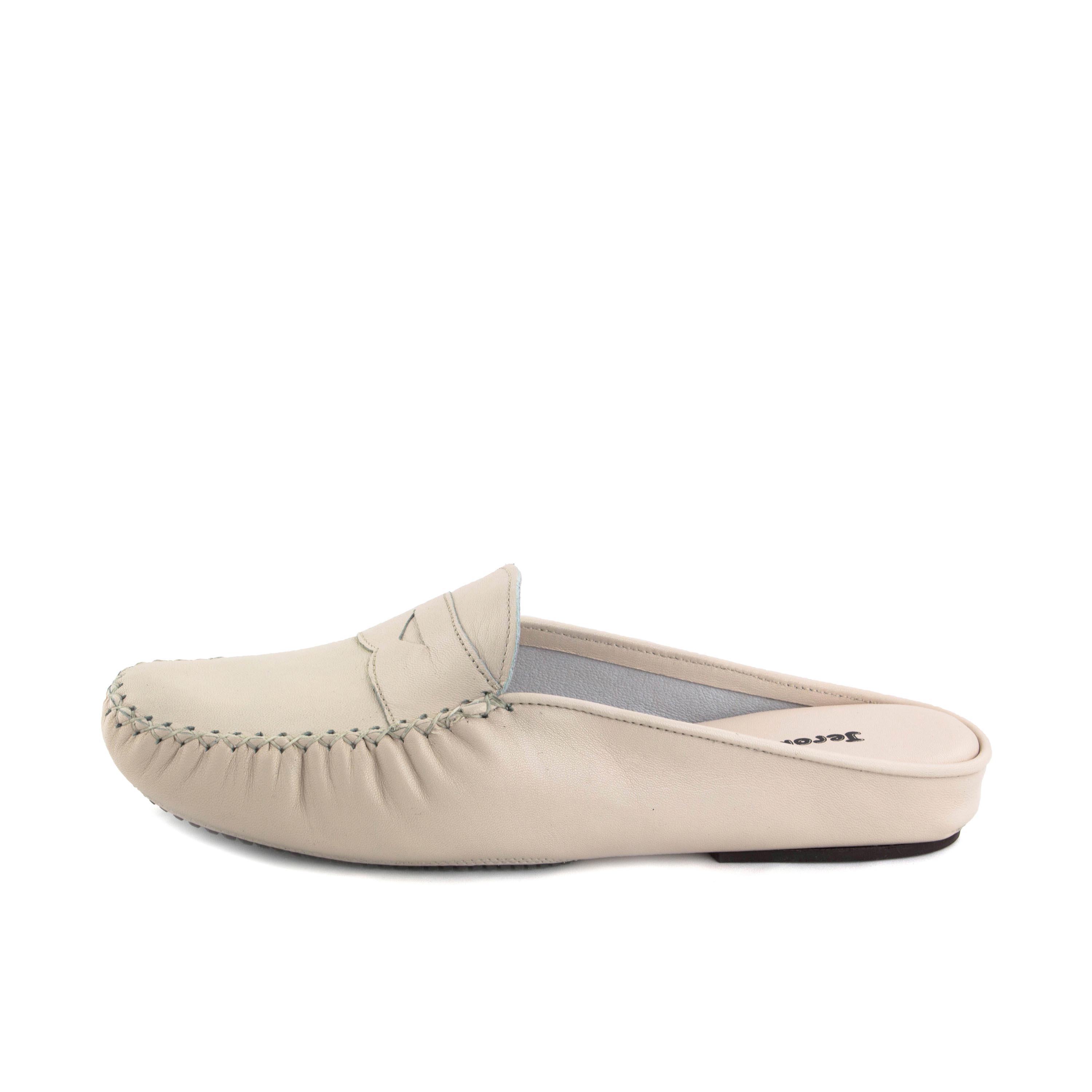 Zapatilla para casa destalonada beige 9603 de Homers - 9603-9-1.jpg