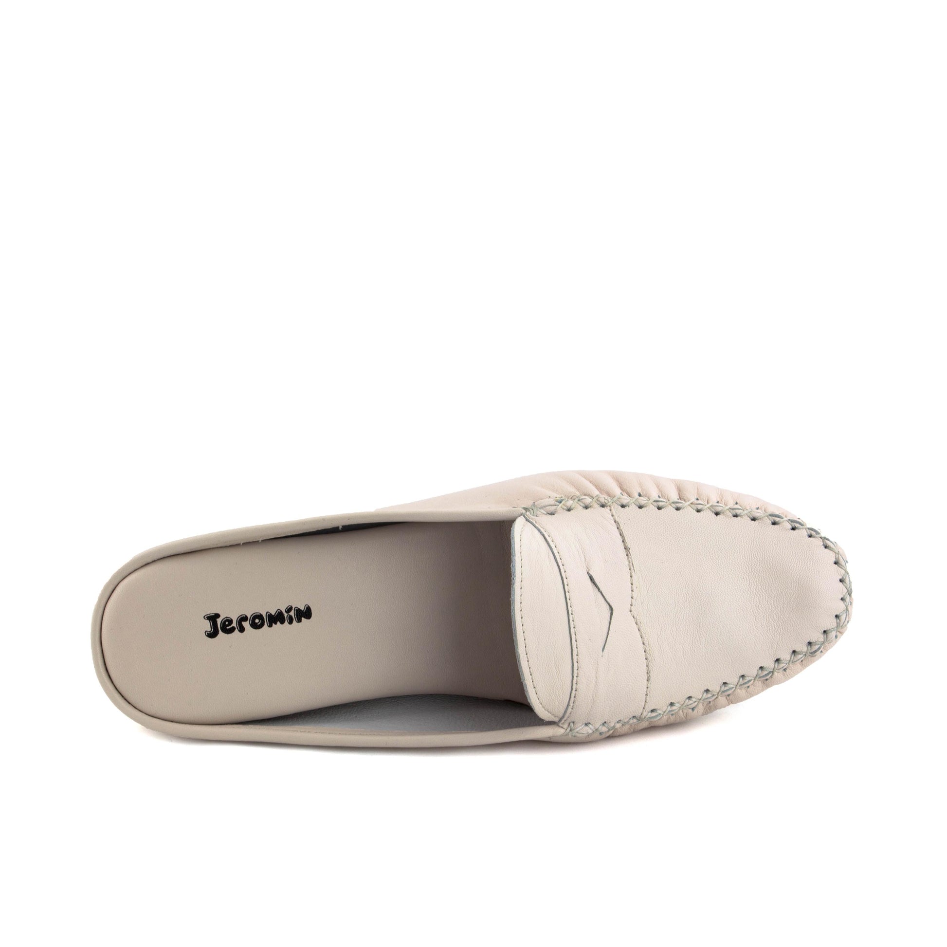 Zapatilla para casa destalonada beige 9603 de Homers - 9603-9-6.jpg