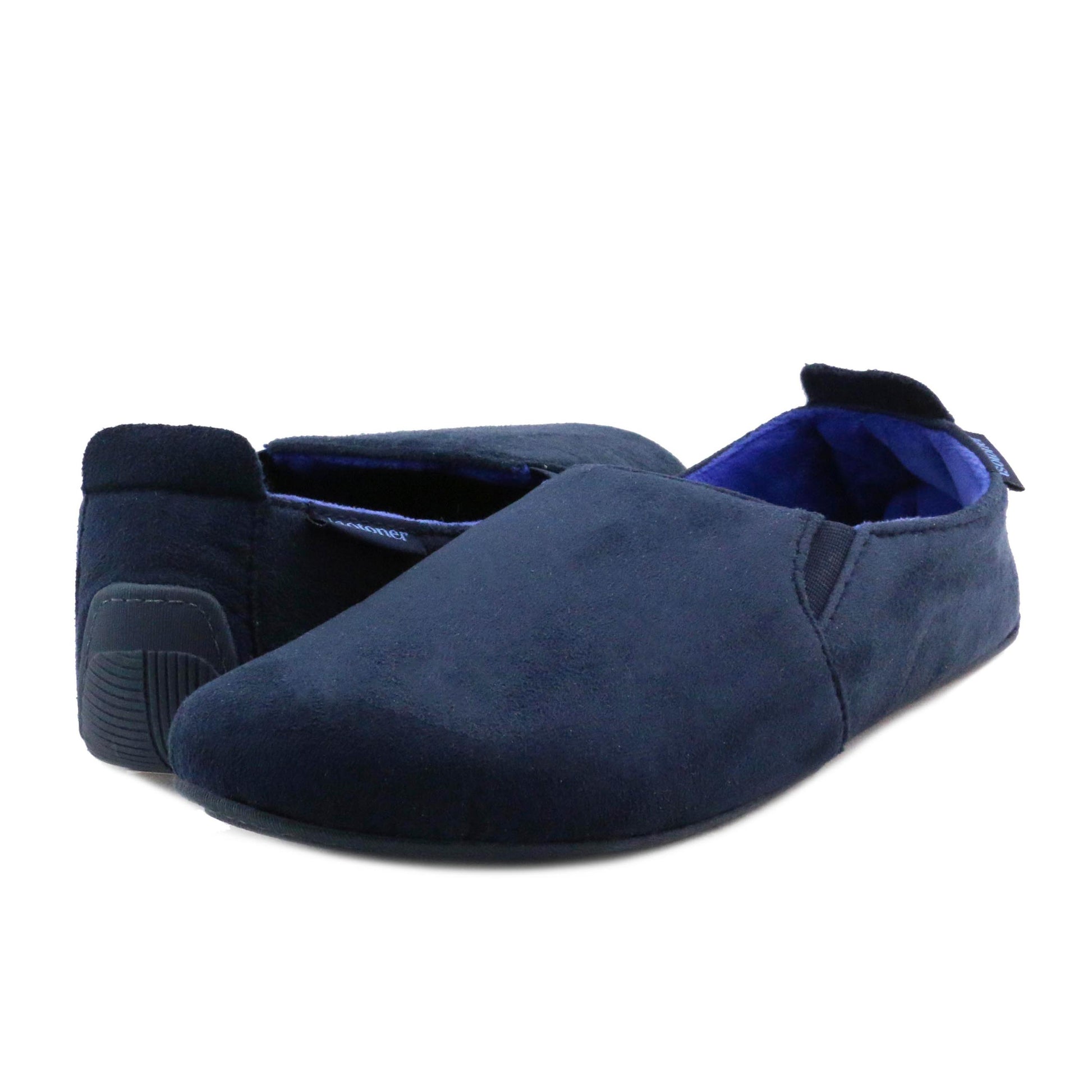 Zapatilla para casa cerrada azul 96588 de Isotoner - 96588-7-2.jpg