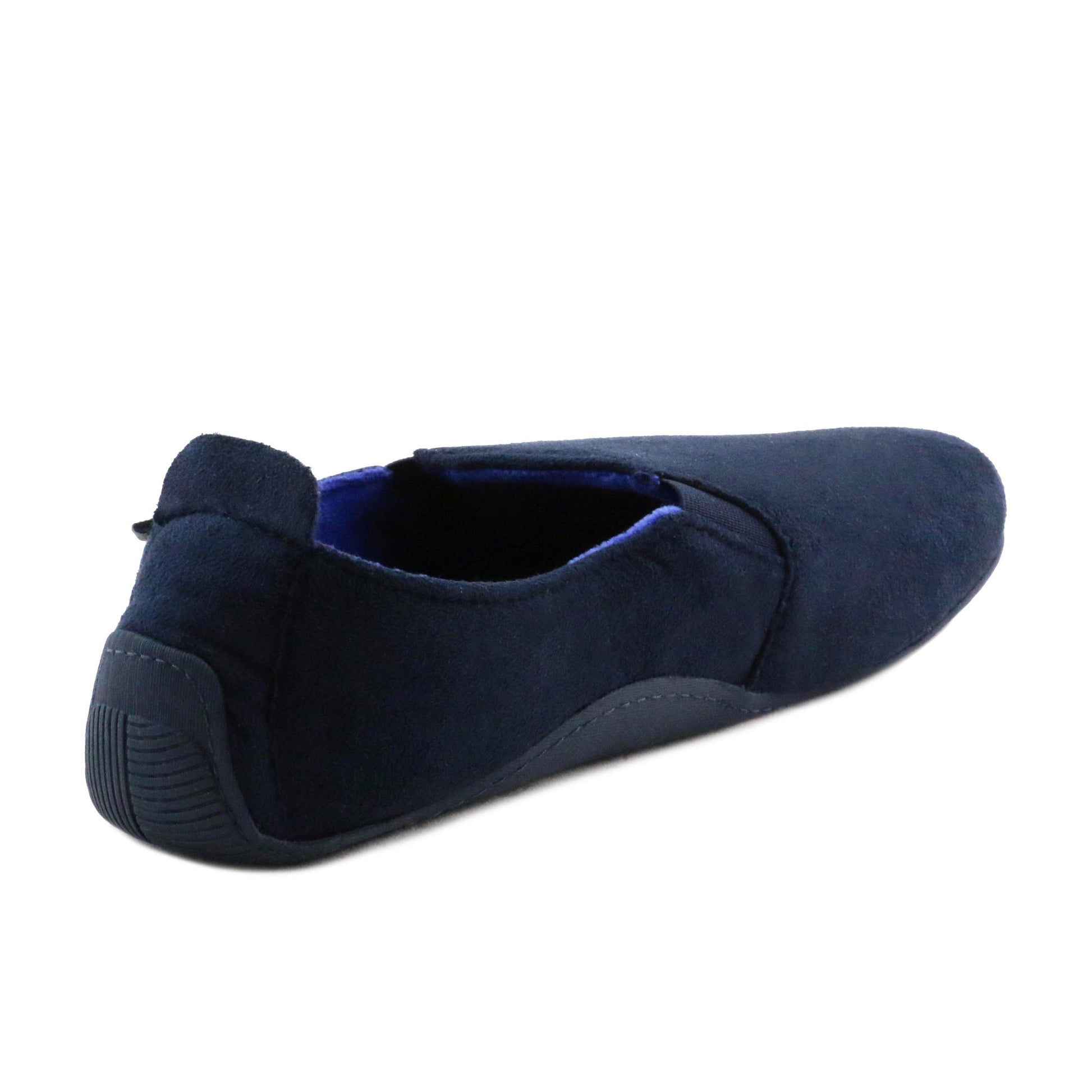 Zapatilla para casa cerrada azul 96588 de Isotoner - 96588-7-3.jpg