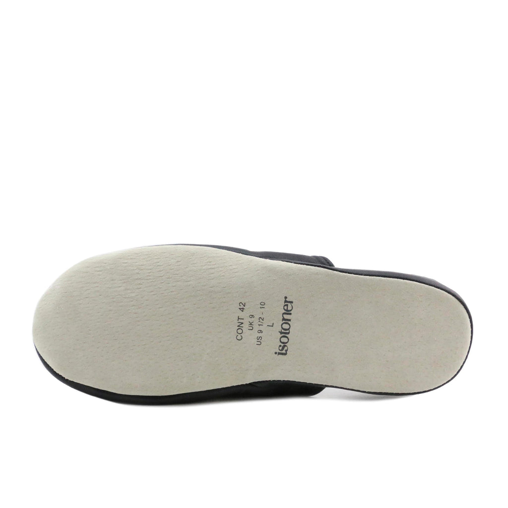 Zapatilla para casa destalonada negro 96607 de Isotoner - 96607-20-4.jpg