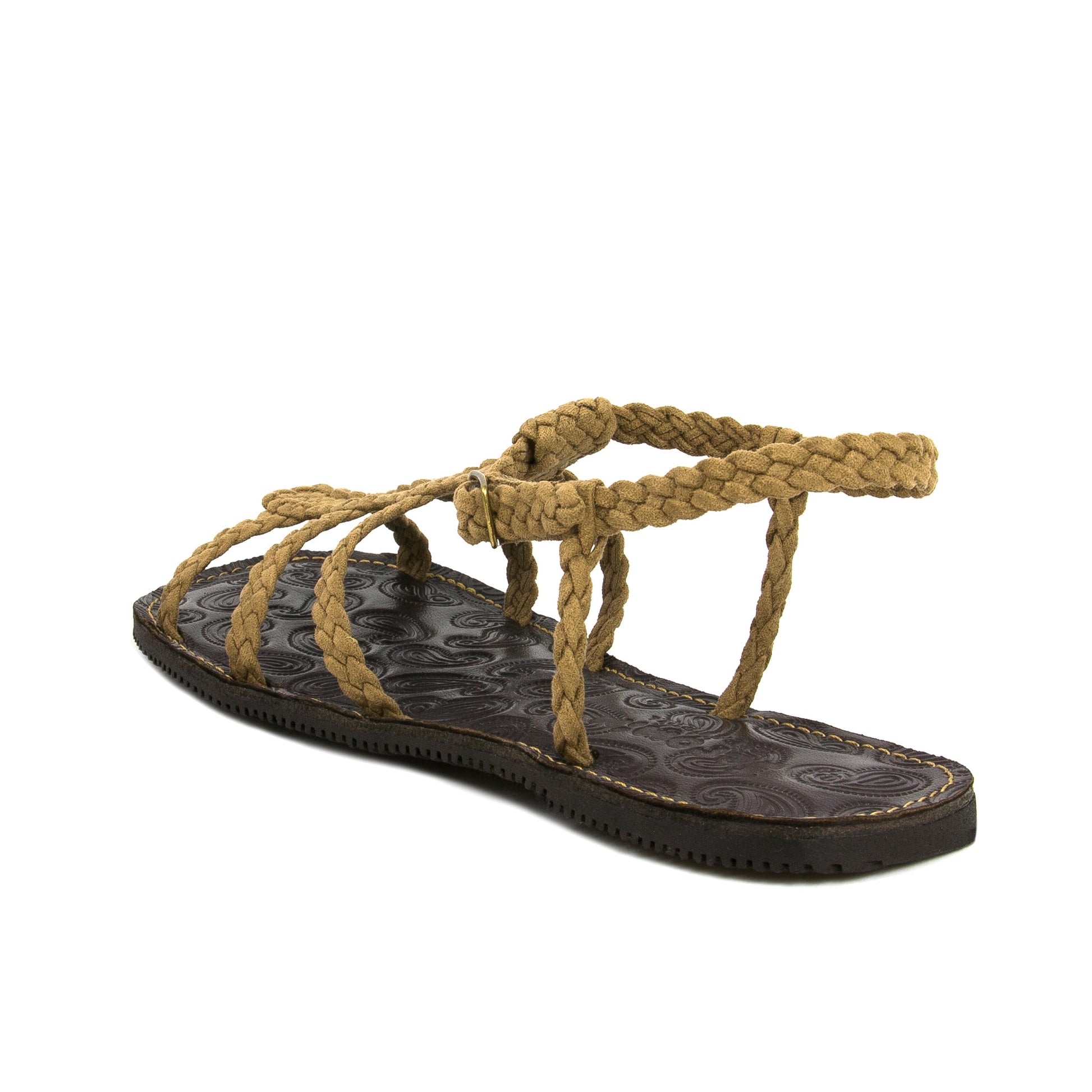 Sandalia plana taupe con hebilla TIRASTREN de Jeromín - TIRASTREN-115-4.jpg