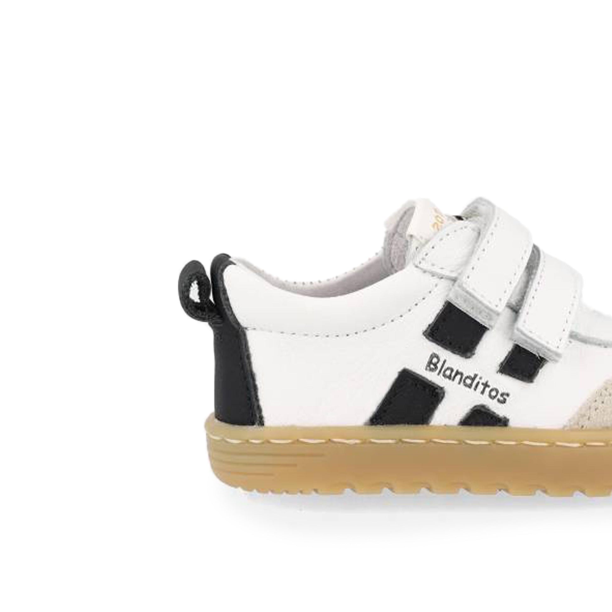 Deportiva barefoot blanco/negro con velcro LISBOA Blanditos - LISBOA-385-5.jpg