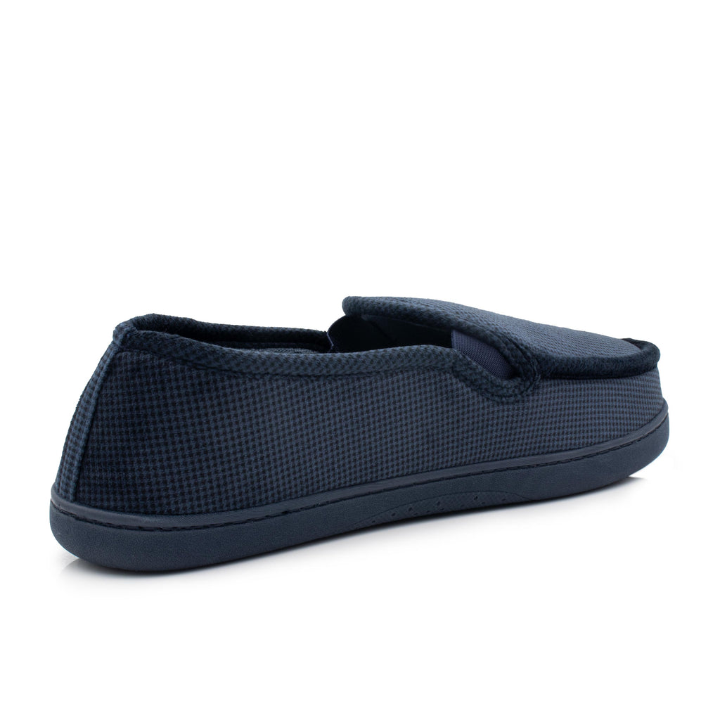 Zapatilla para casa cerrada azul 98095 de Isotoner - 98095-7-3.jpg
