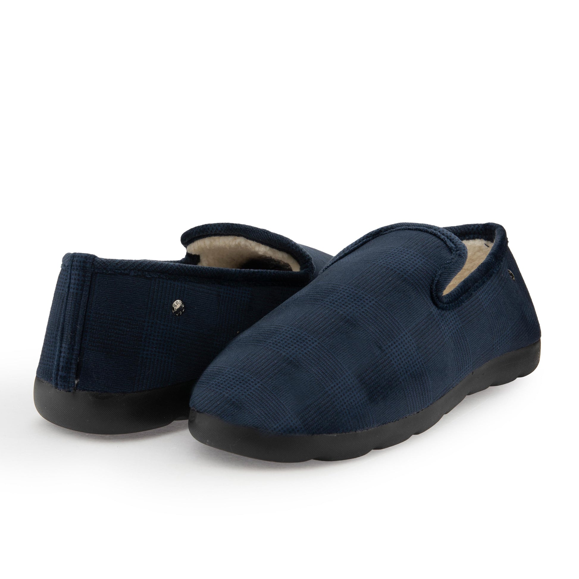 Zapatilla para casa cerrada azul 98121 de Isotoner - 98121-7-2.jpg