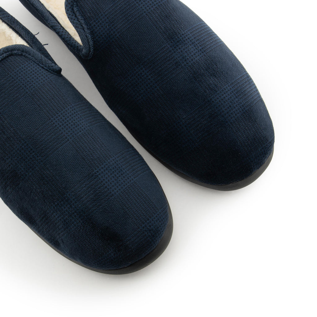 Zapatilla para casa cerrada azul 98121 de Isotoner - 98121-7-6.jpg