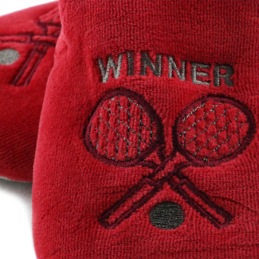 Zapatilla para casa cerrada rojo 99376 de Isotoner - 99376-11-6.jpg