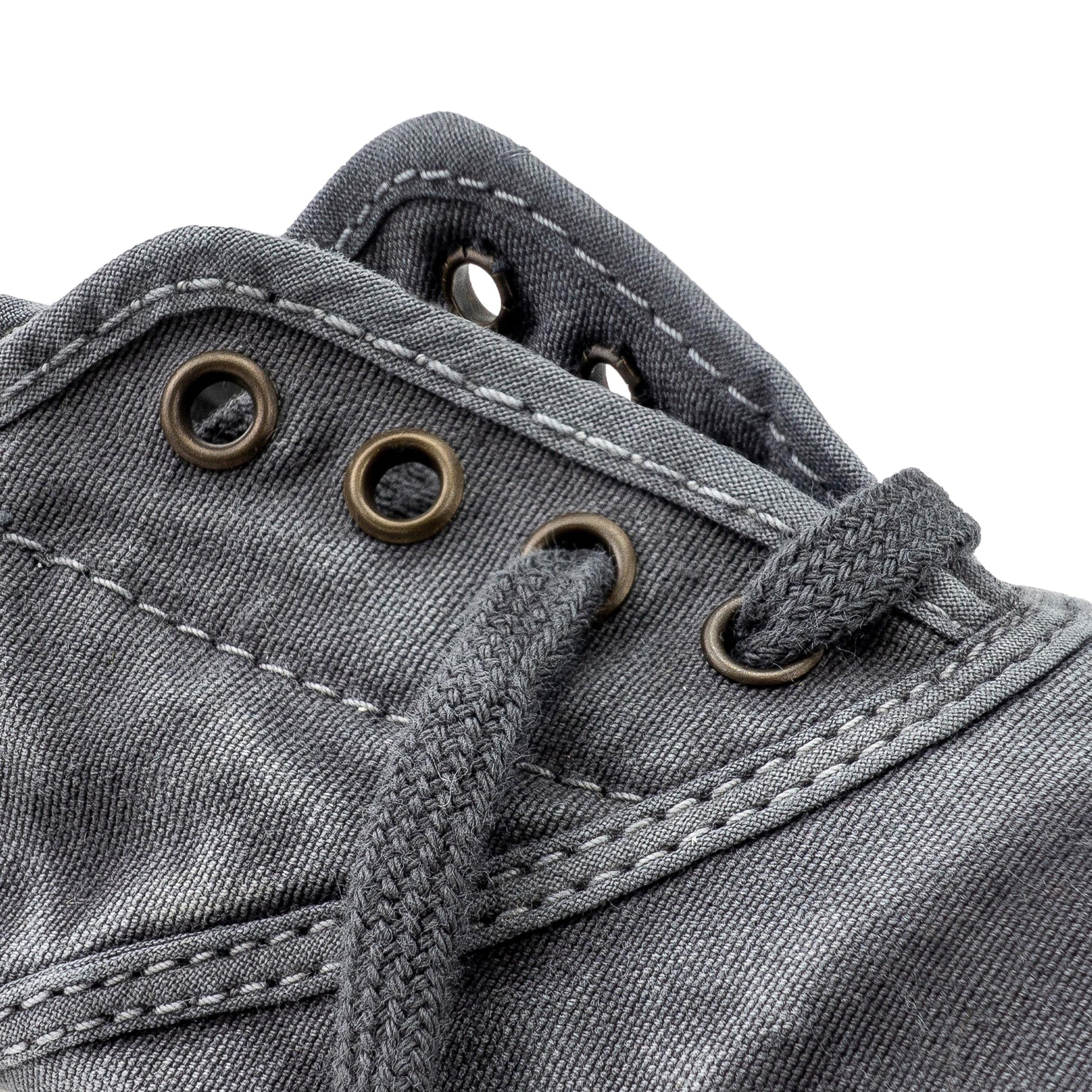 Zapatilla gris de cordón y elástico LONA3102 Natural World - LONA3102-131-6.jpg