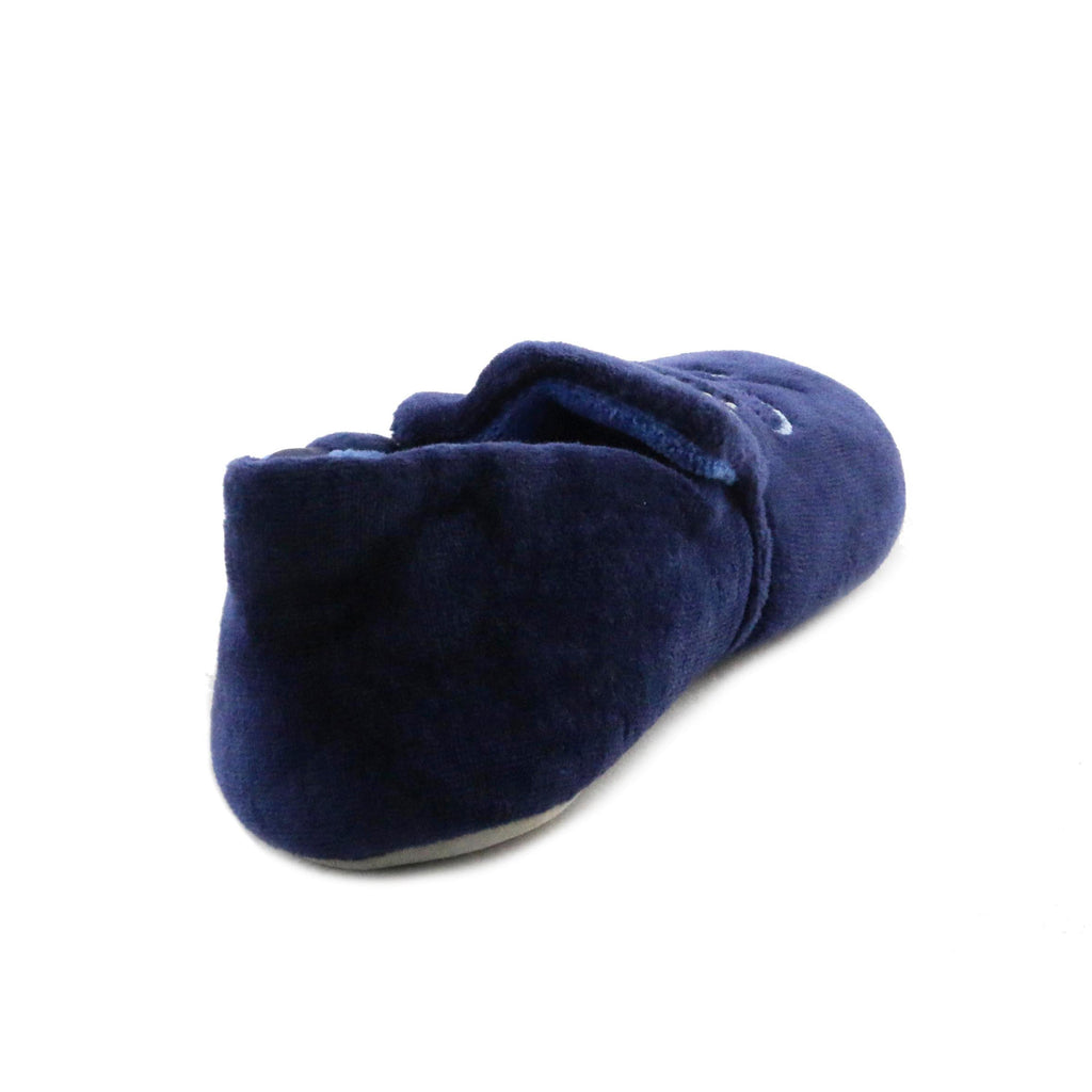 Zapatilla para casa cerrada azul 99376 de Isotoner - 99376-7-3.jpg