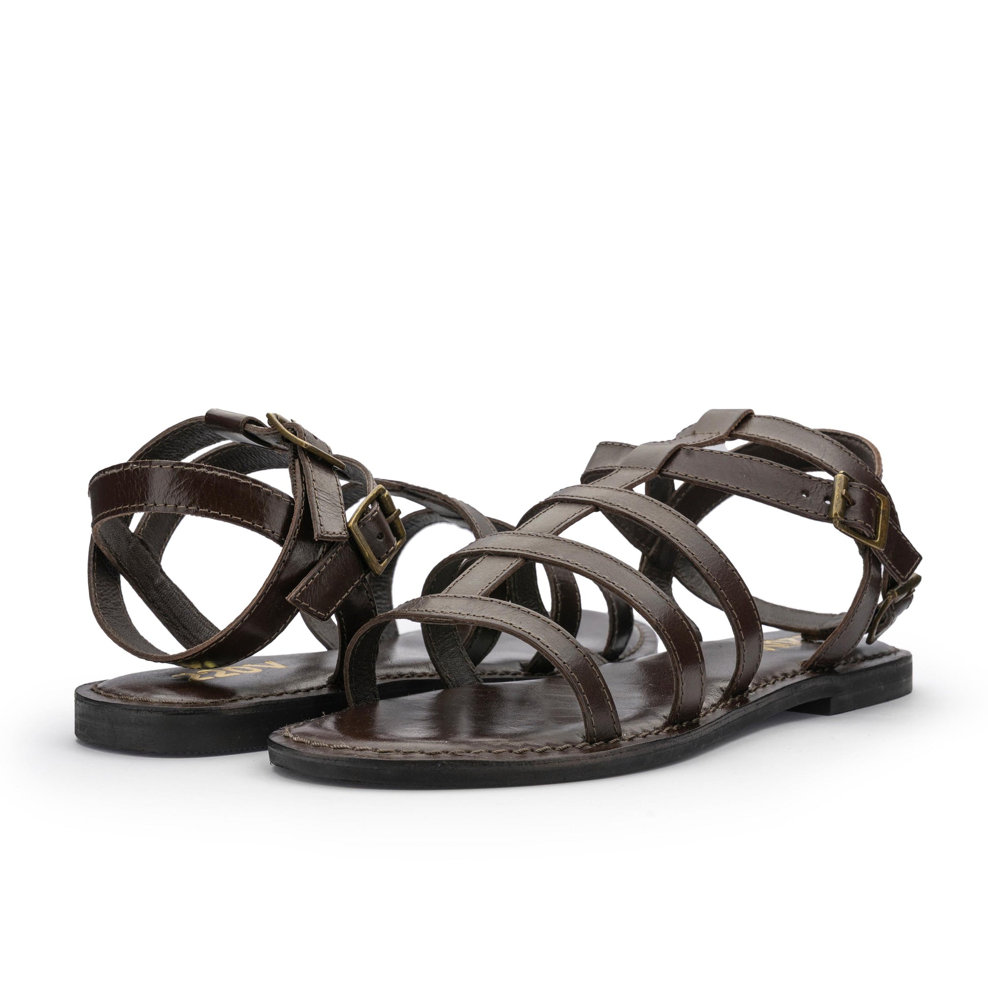 Sandalia plana marrón con hebilla XENA de 220V - XENA-12-2.jpg