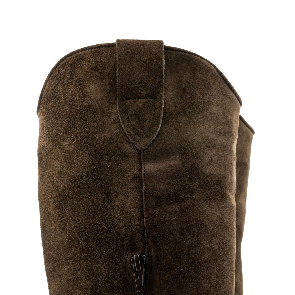 Bota cowboy ante marrón con cremallera 5253 de Alpe - 5253-26-5.jpg