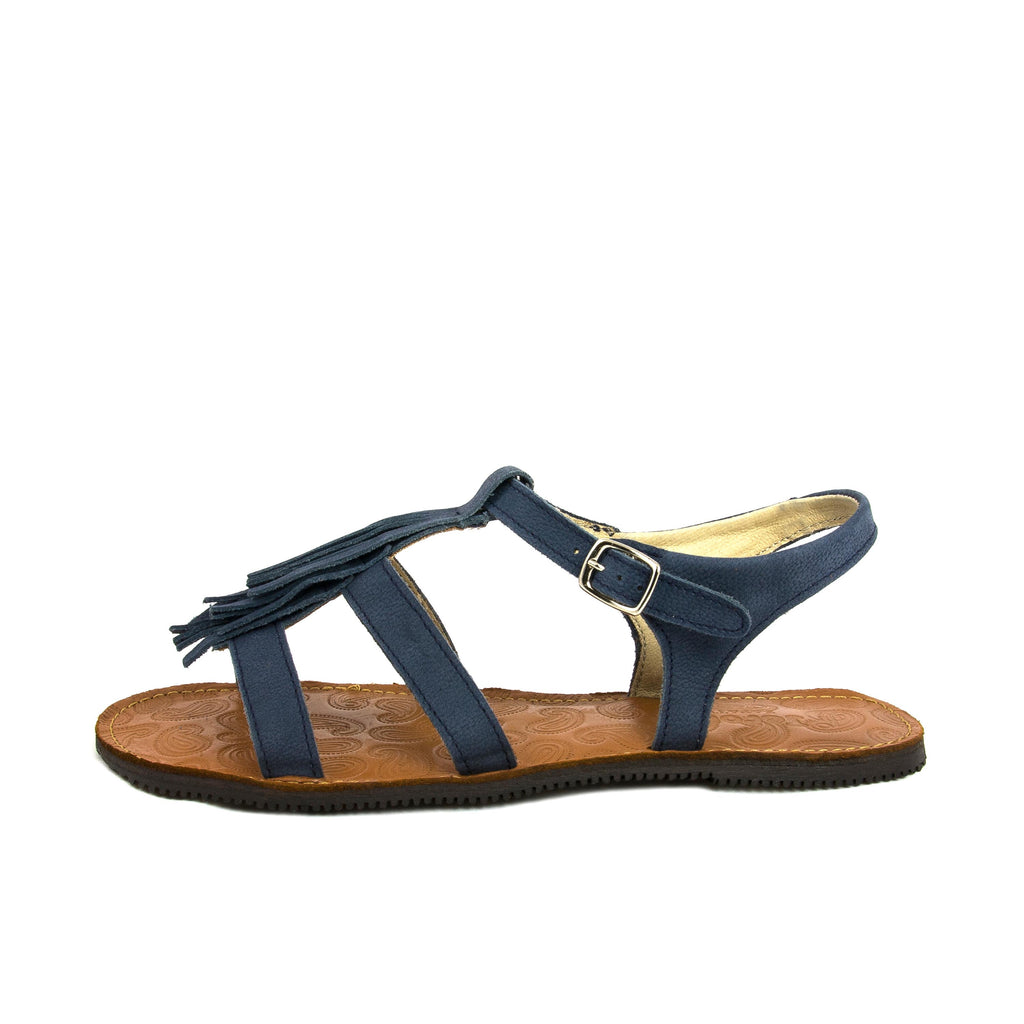 Sandalia plana nobuk azul con hebilla ANACONDA Jeromín - ANACONDA-34-1.jpg