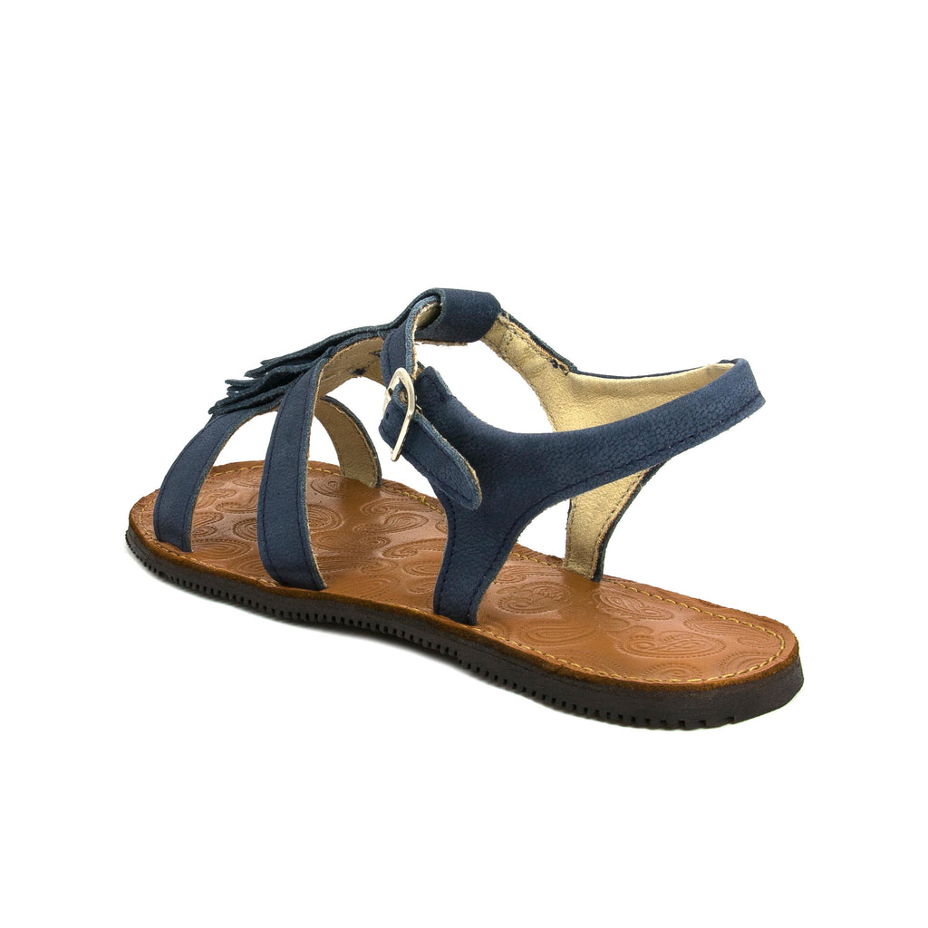 Sandalia plana nobuk azul con hebilla ANACONDA Jeromín - ANACONDA-34-4.jpg