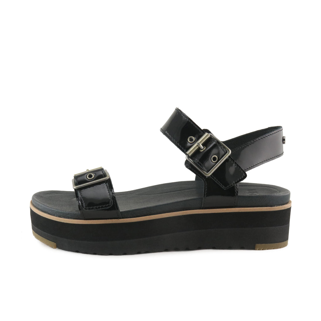 Sandalia de plataforma charol negro con hebilla ANGIE UGG - ANGIE-24-1.jpg