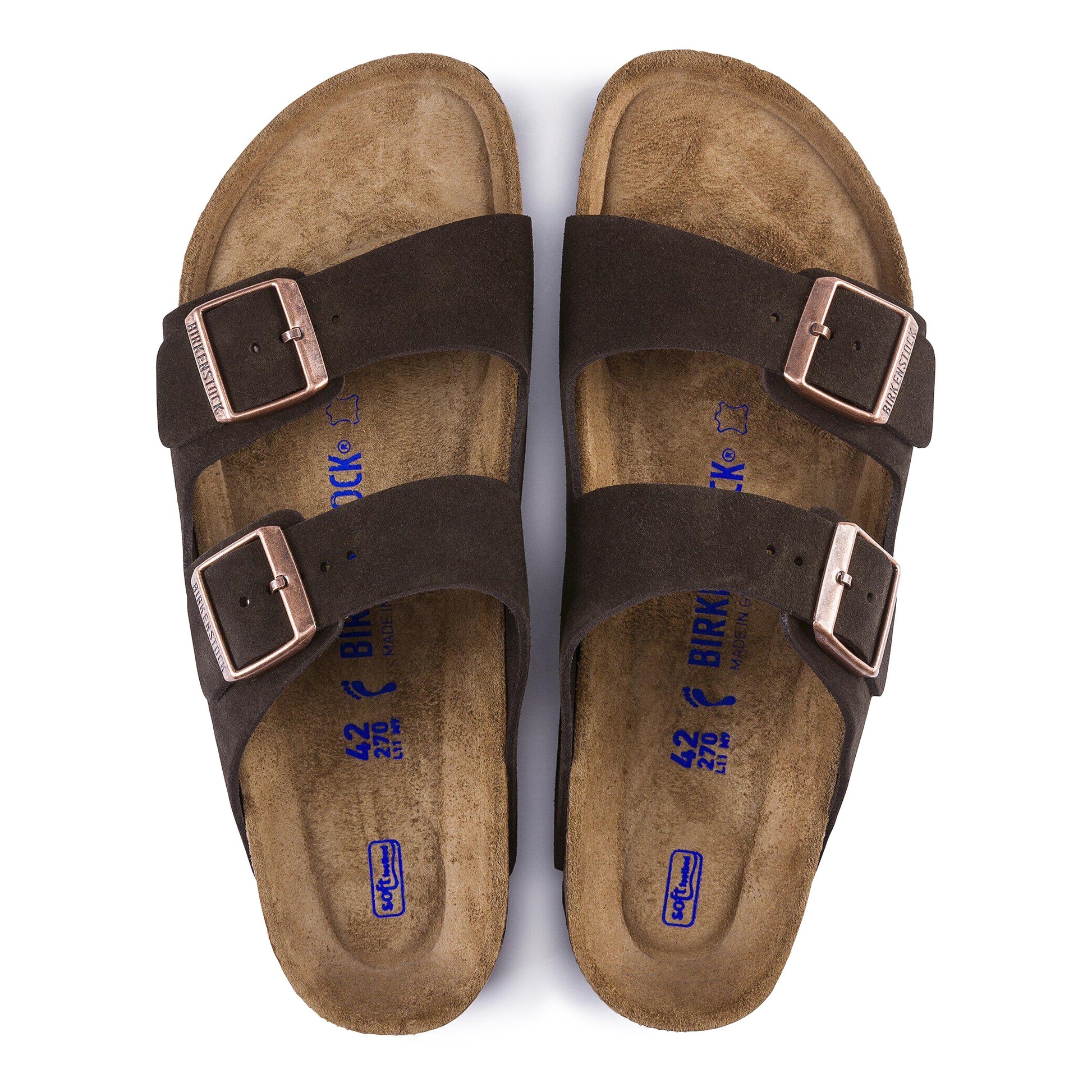 Sandalia serraje marrón ARIZONA Birkenstock