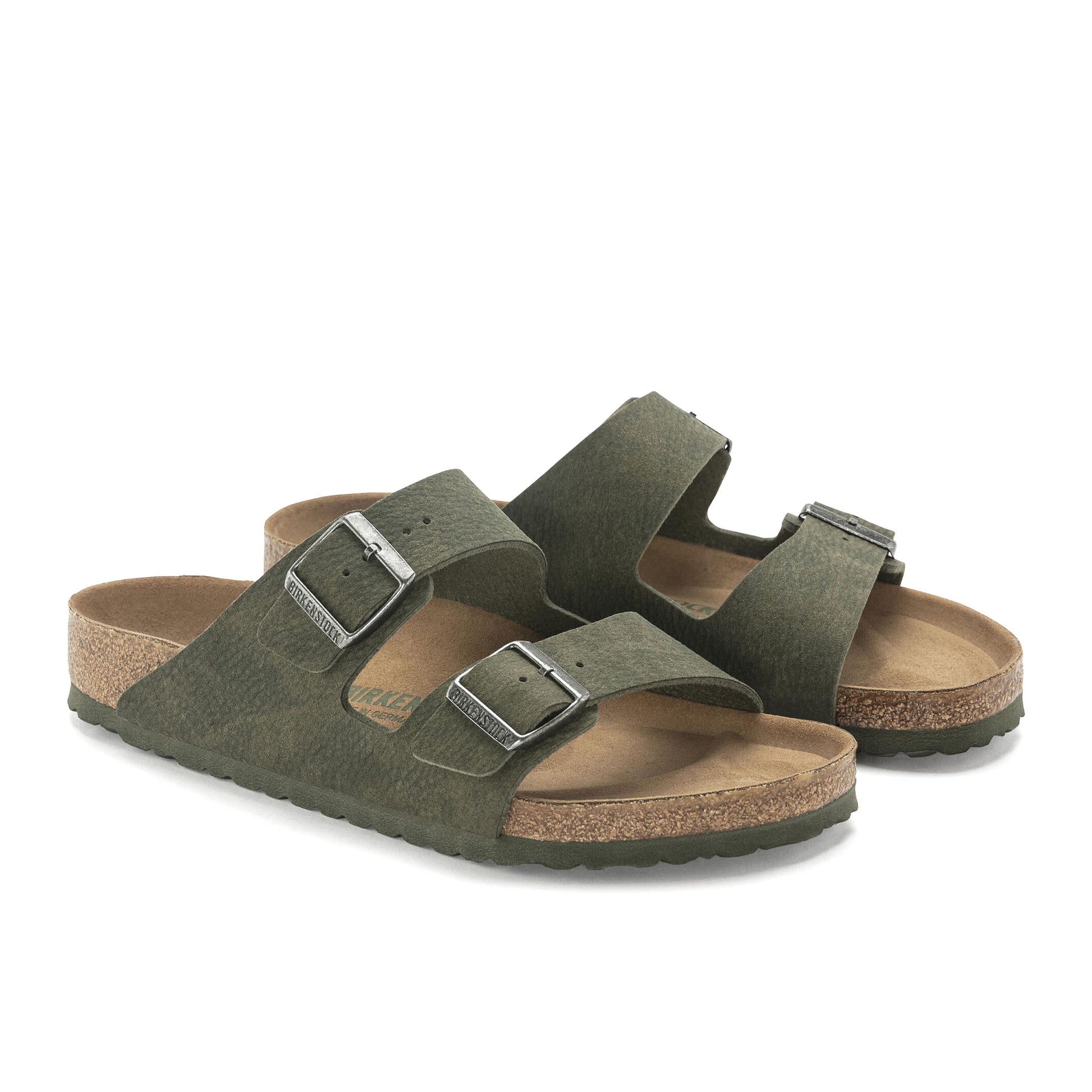 Sandalia plana nobuk verde ARIZONA de Birkenstock - ARIZONA-76-2.jpg
