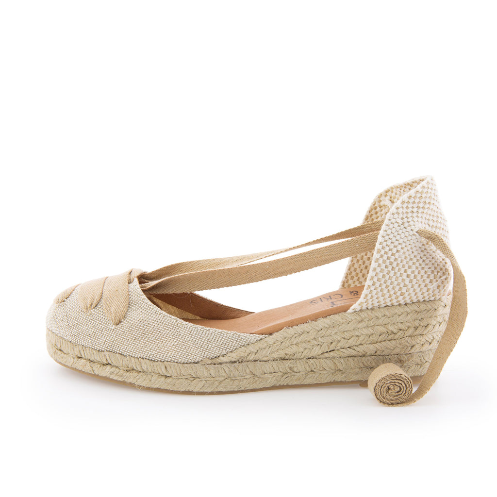 Cuña cerrada beige de cintas BAJA41LINO Pepa&Cris - BAJA41LINO-512-1.jpg