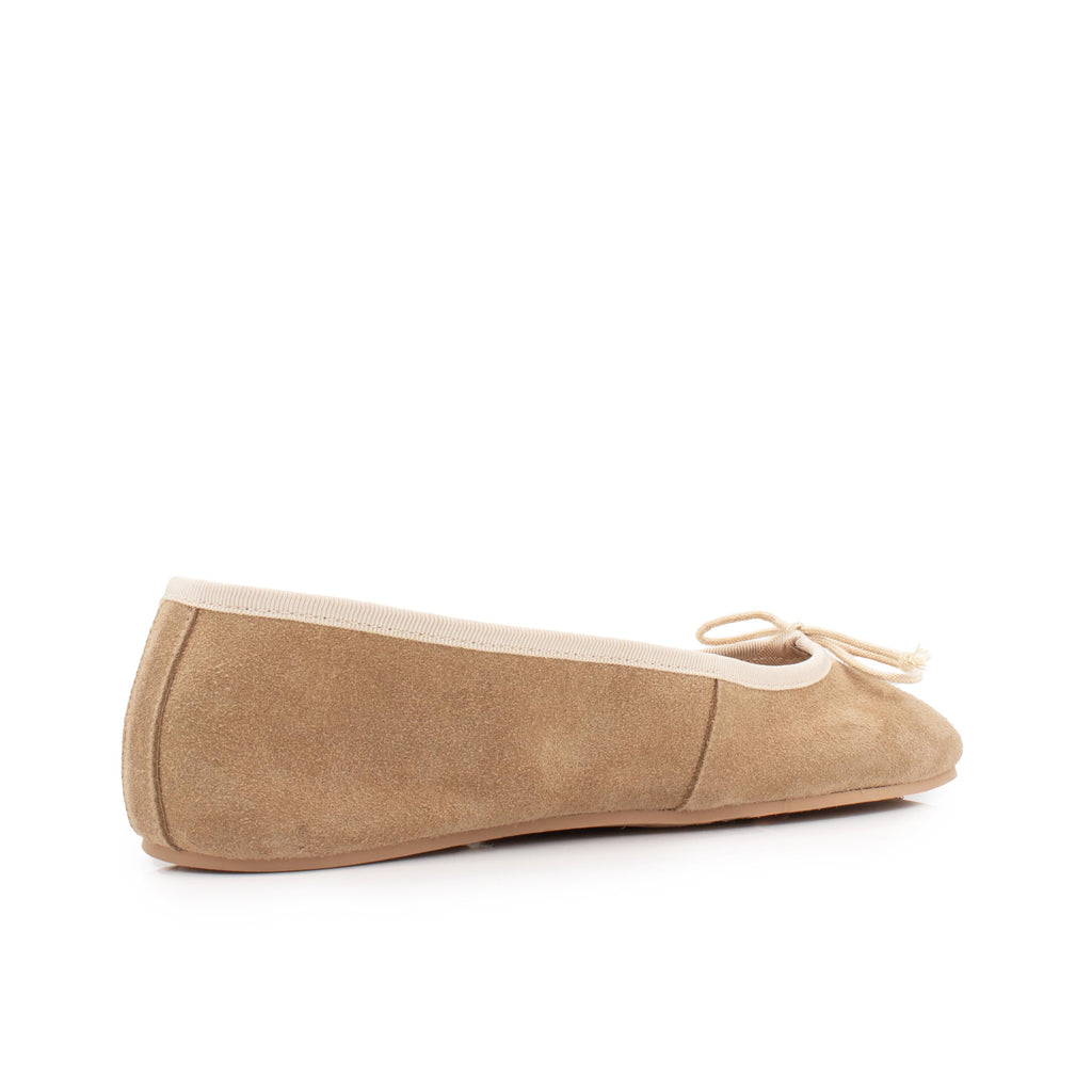 Bailarina serraje taupe BALLET Jeromín