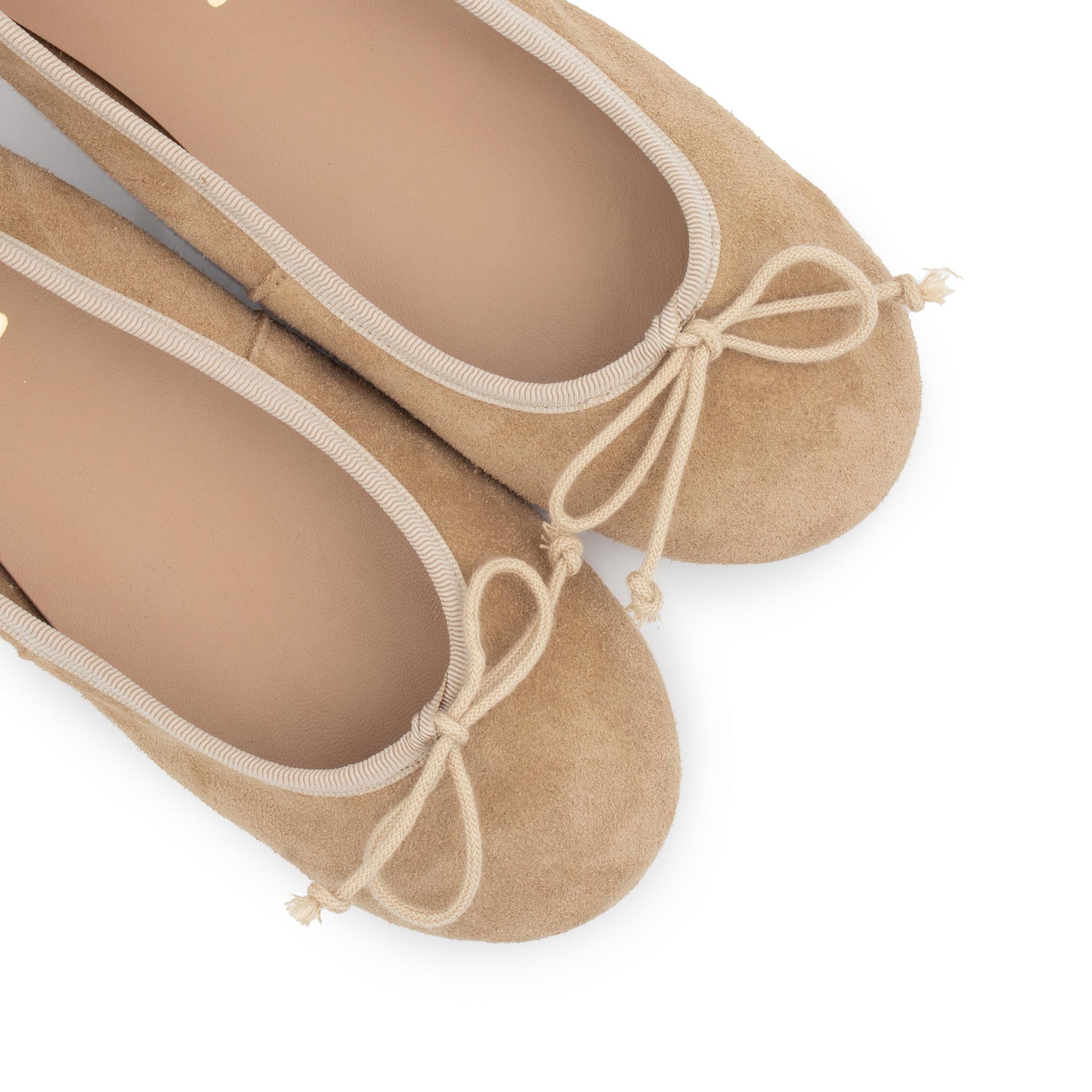 Bailarina serraje taupe BALLET Jeromín