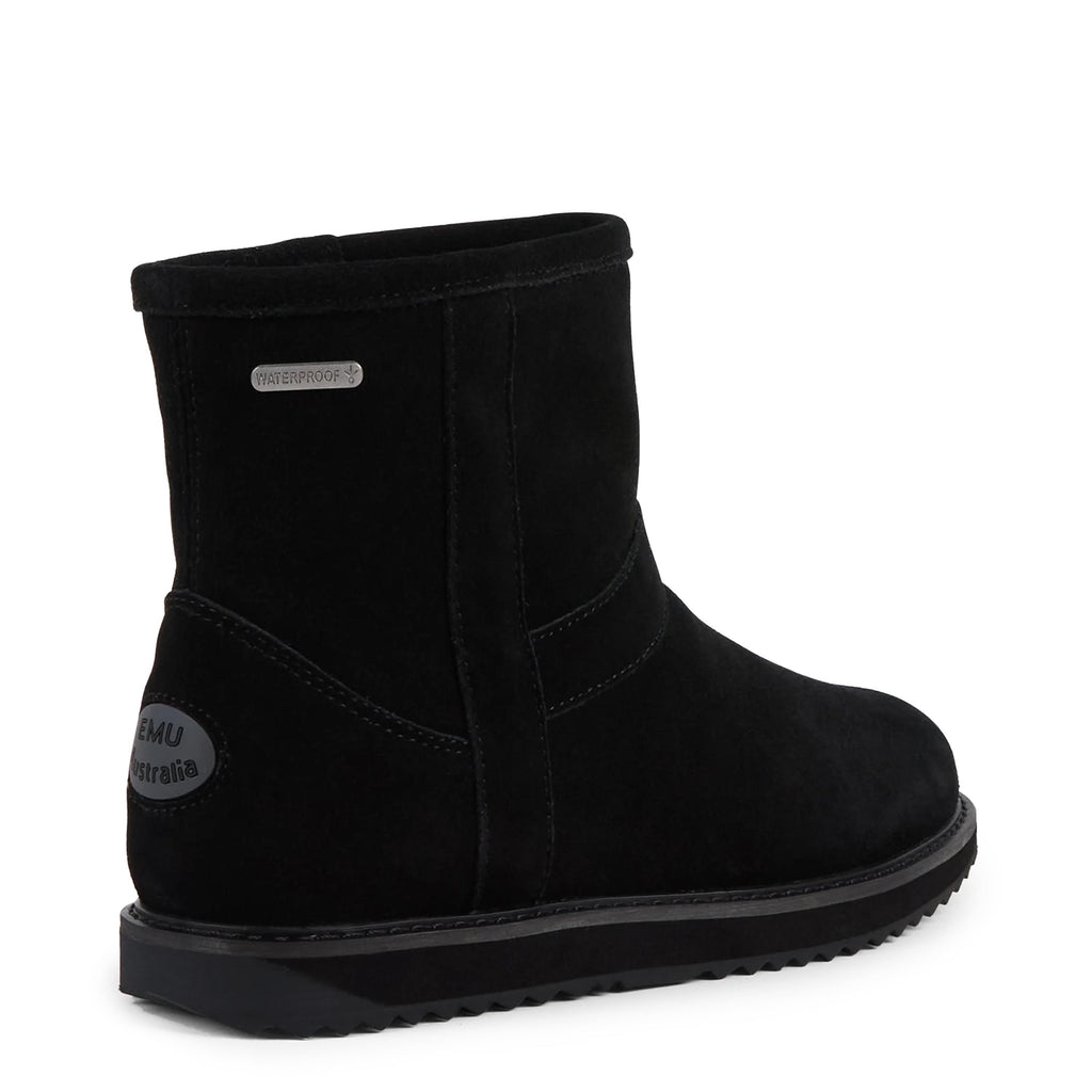 Bota australiana serraje negro forrada BANKS de Emu