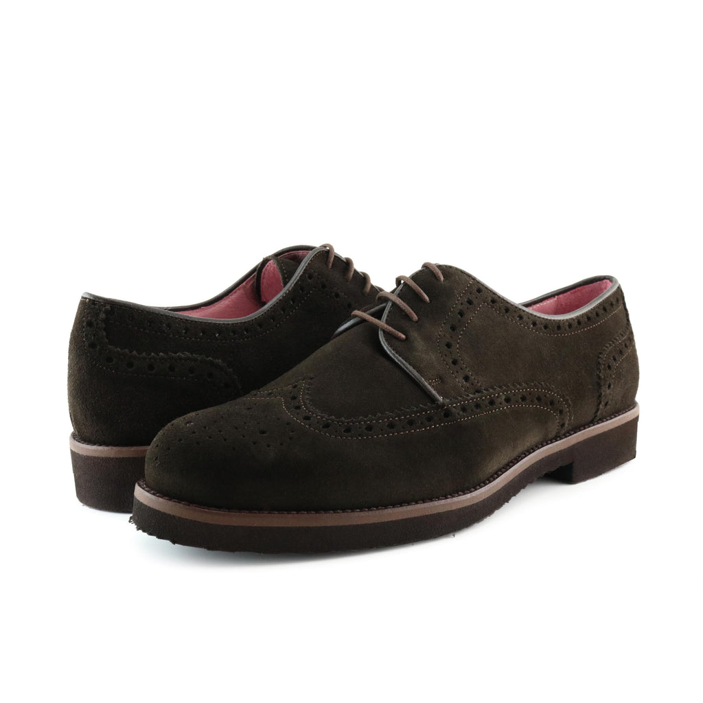 Blucher picado ante marrón con cordón BARBARA Castellano - BARBARA-26-2.jpg