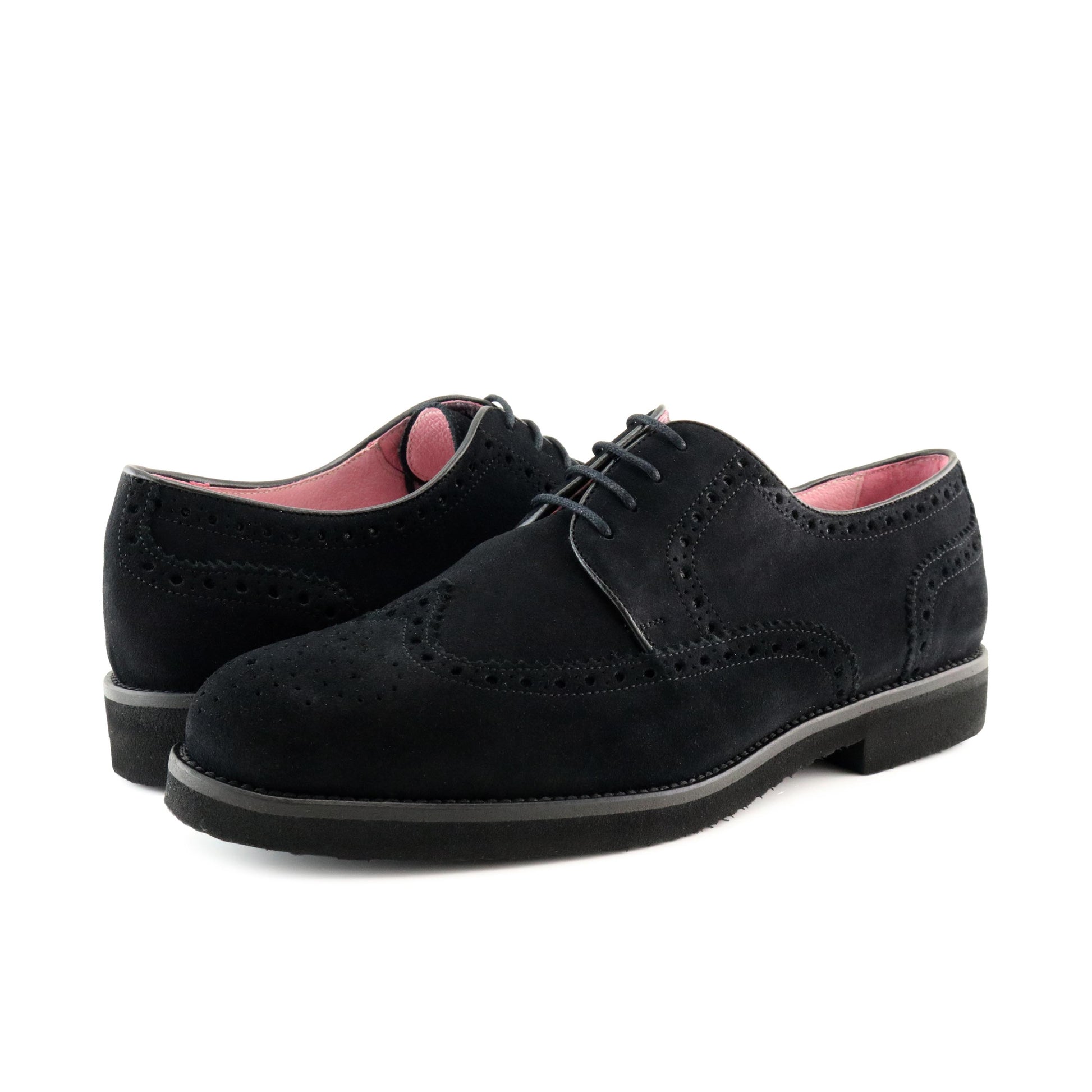 Blucher picado ante negro con cordón BARBARA Castellano - BARBARA-31-2.jpg