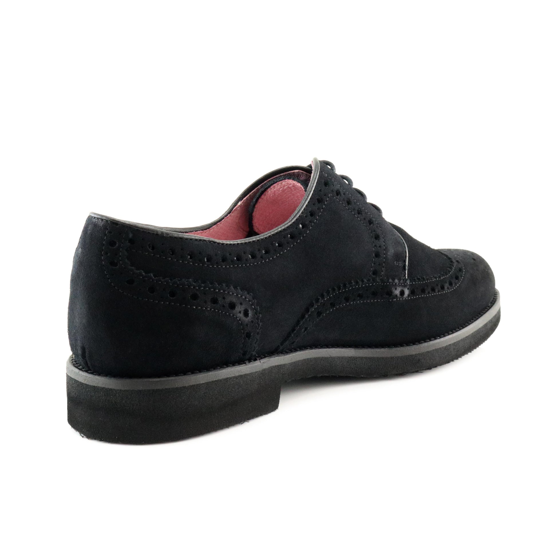 Blucher picado ante negro con cordón BARBARA Castellano - BARBARA-31-3.jpg