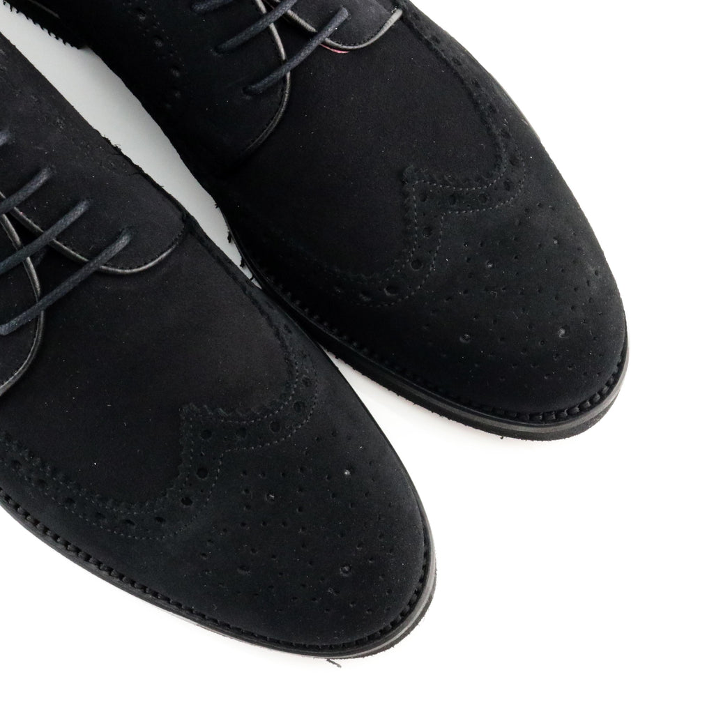 Blucher picado ante negro con cordón BARBARA Castellano - BARBARA-31-6.jpg