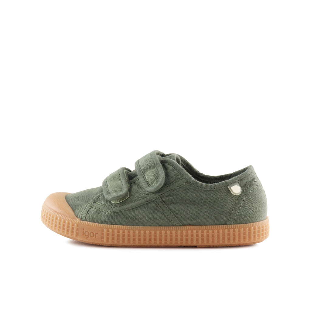 Zapatilla kaki con velcro BERRI de Igor - BERRI-33-1.jpg