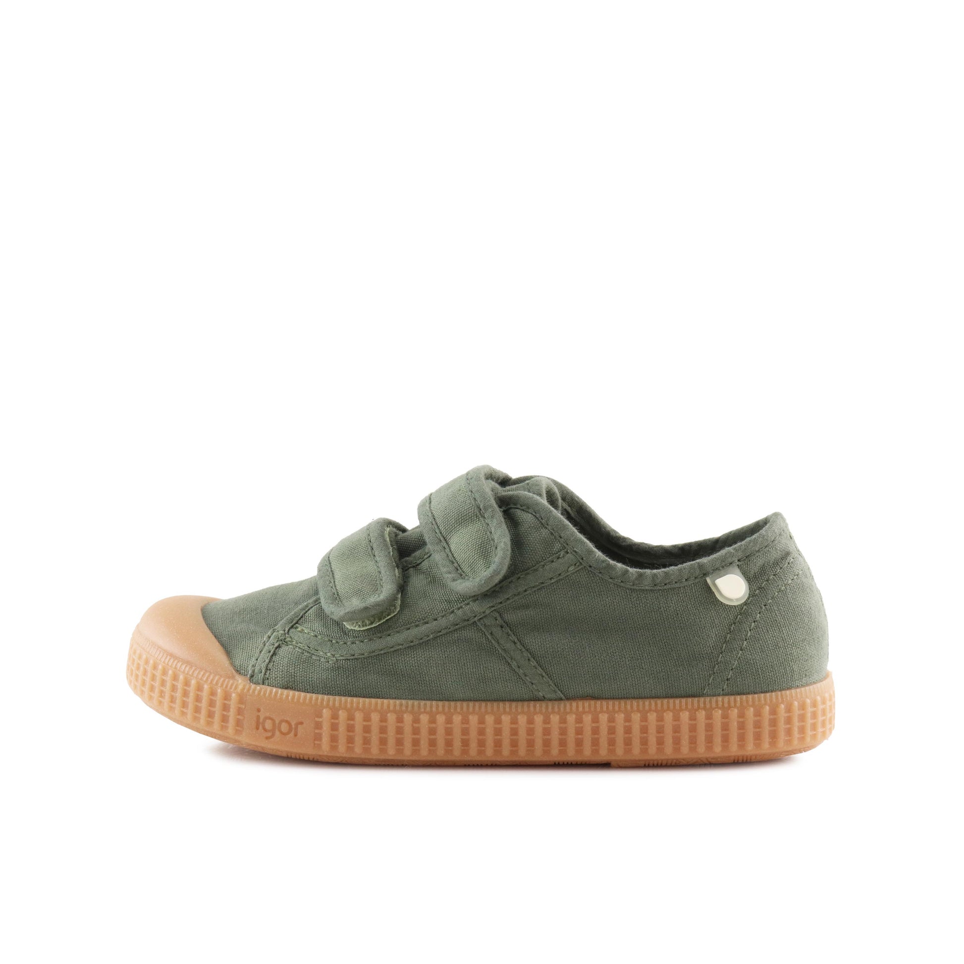 Zapatilla kaki con velcro BERRI de Igor - BERRI-33-1.jpg