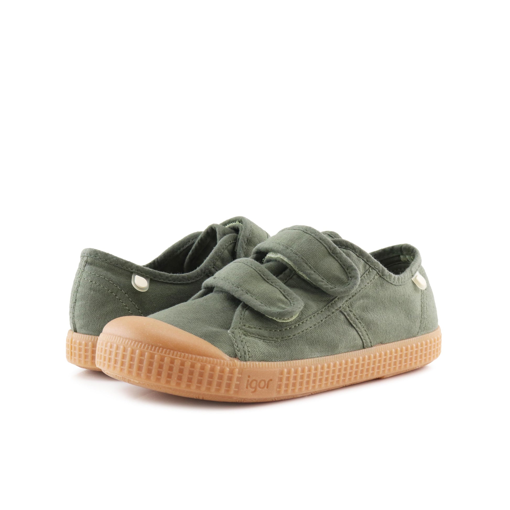 Zapatilla kaki con velcro BERRI de Igor - BERRI-33-2.jpg