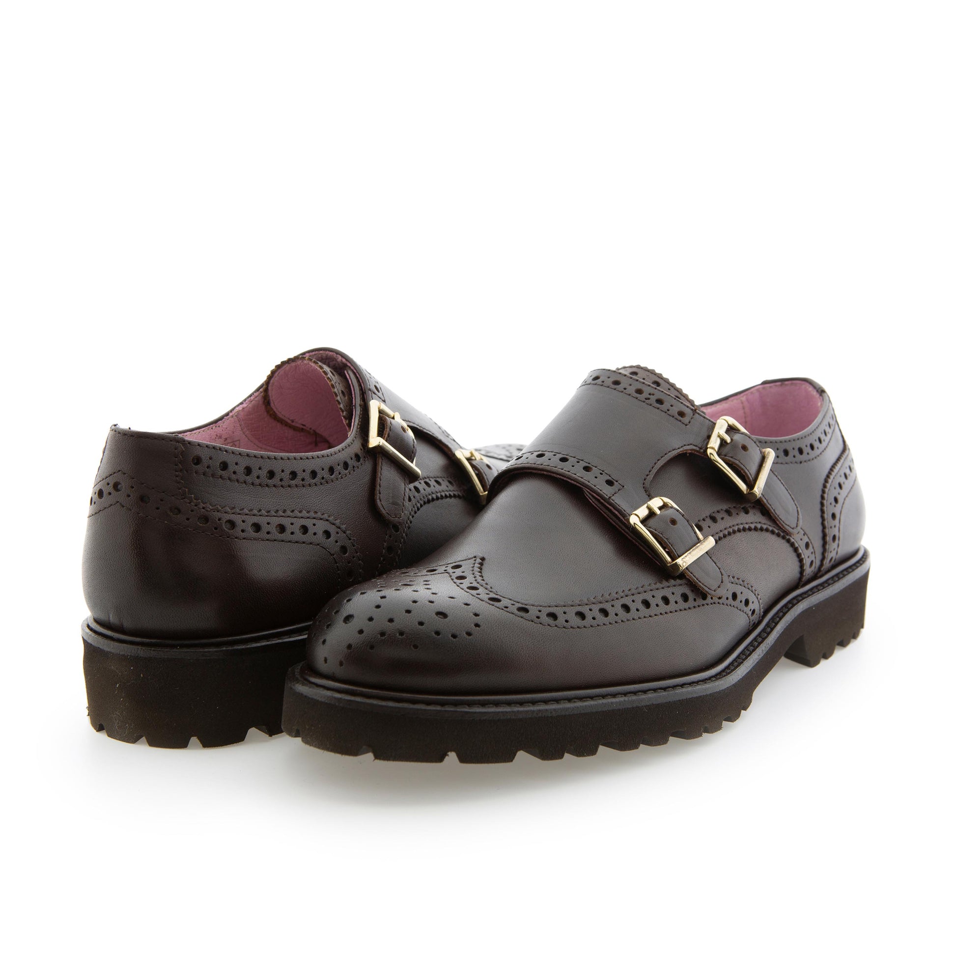 Blucher liso marrón oscuro con hebilla BERTA Castellano - BERTA-62-2.jpg